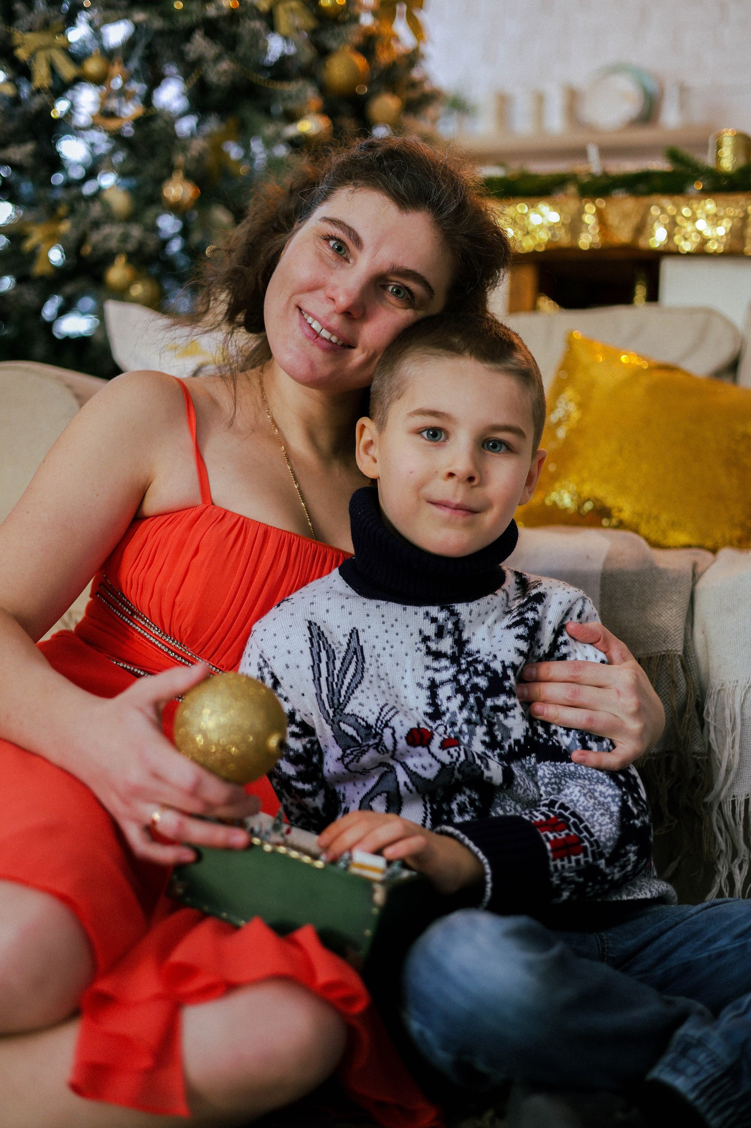 Новогодняя история «Нелля и ее семья». Фотограф в Москве Анастасия Калинина