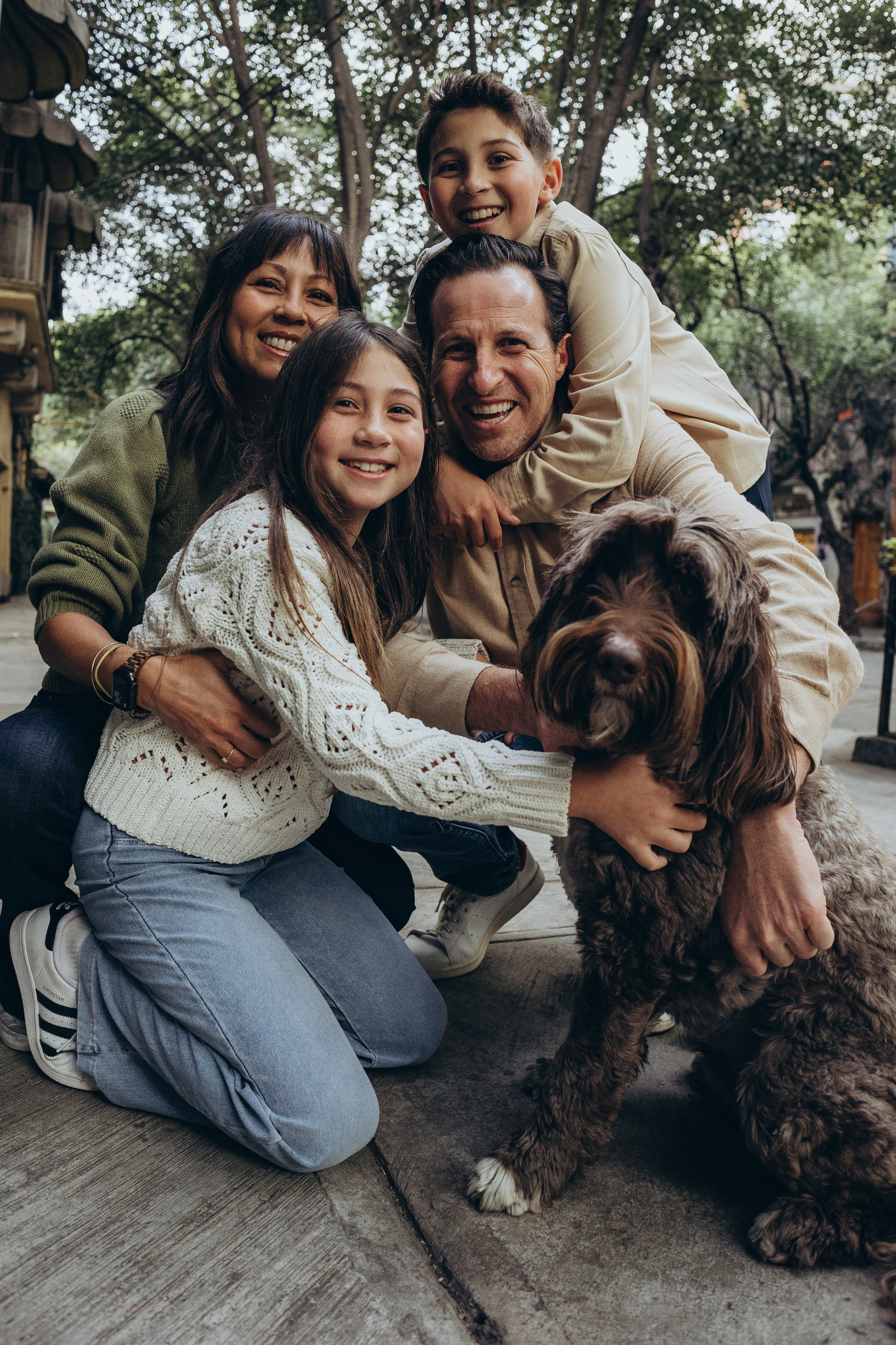 Атена, Роберт, Рави, Найа и Тахин. Irina Krokhaleva. Family & couple photographer in Yekaterinburg, Russia