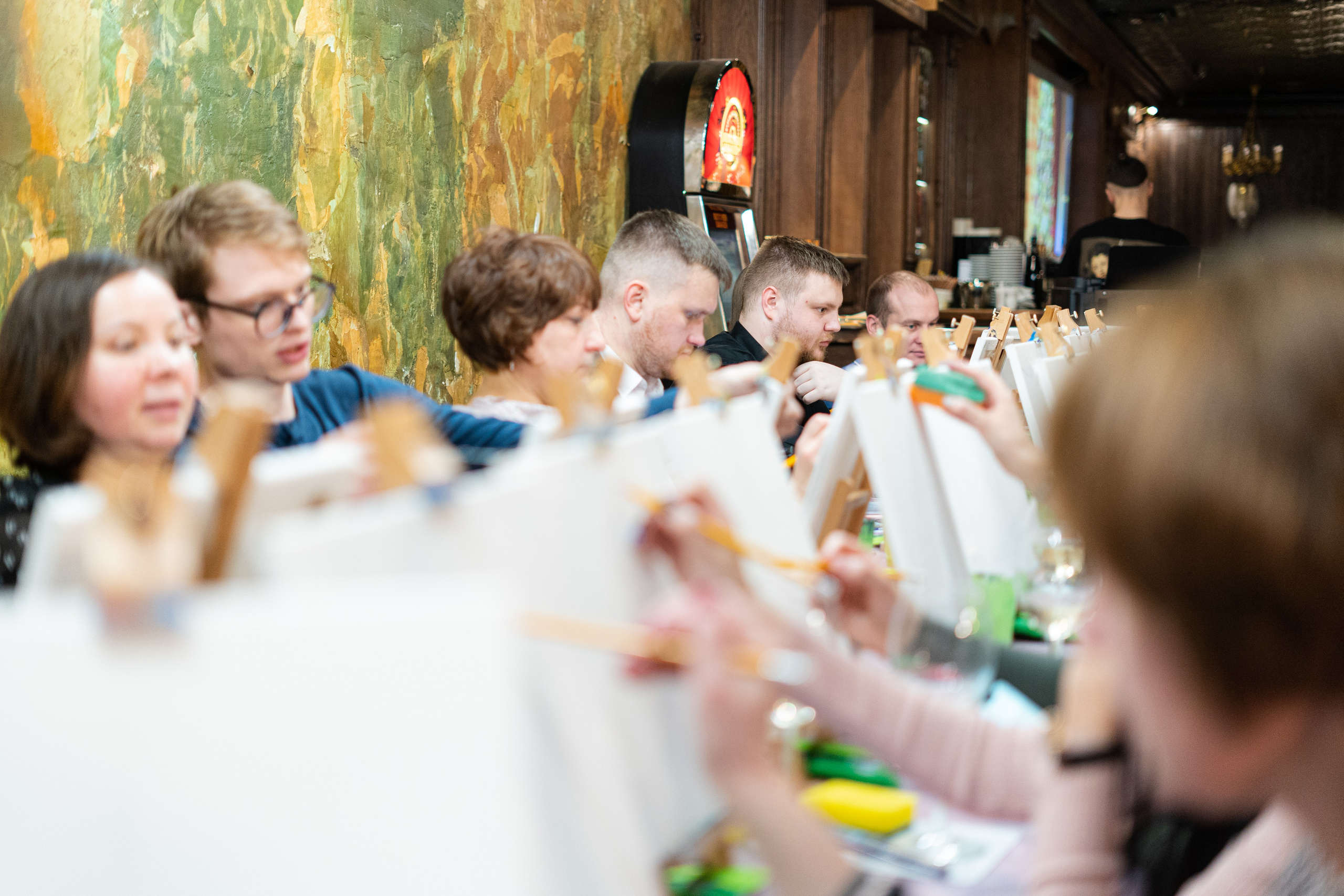 Корпоратив Teach Me Art 2. Портретный фотограф в Москве и Санкт-Петербурге Арина Чех