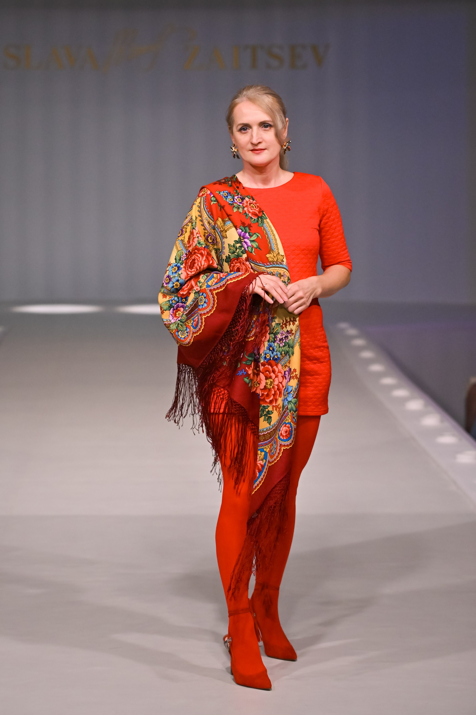 Показ в доме моды В.Зайцева. Коллекционер и искусствовед Олеся Ястребова