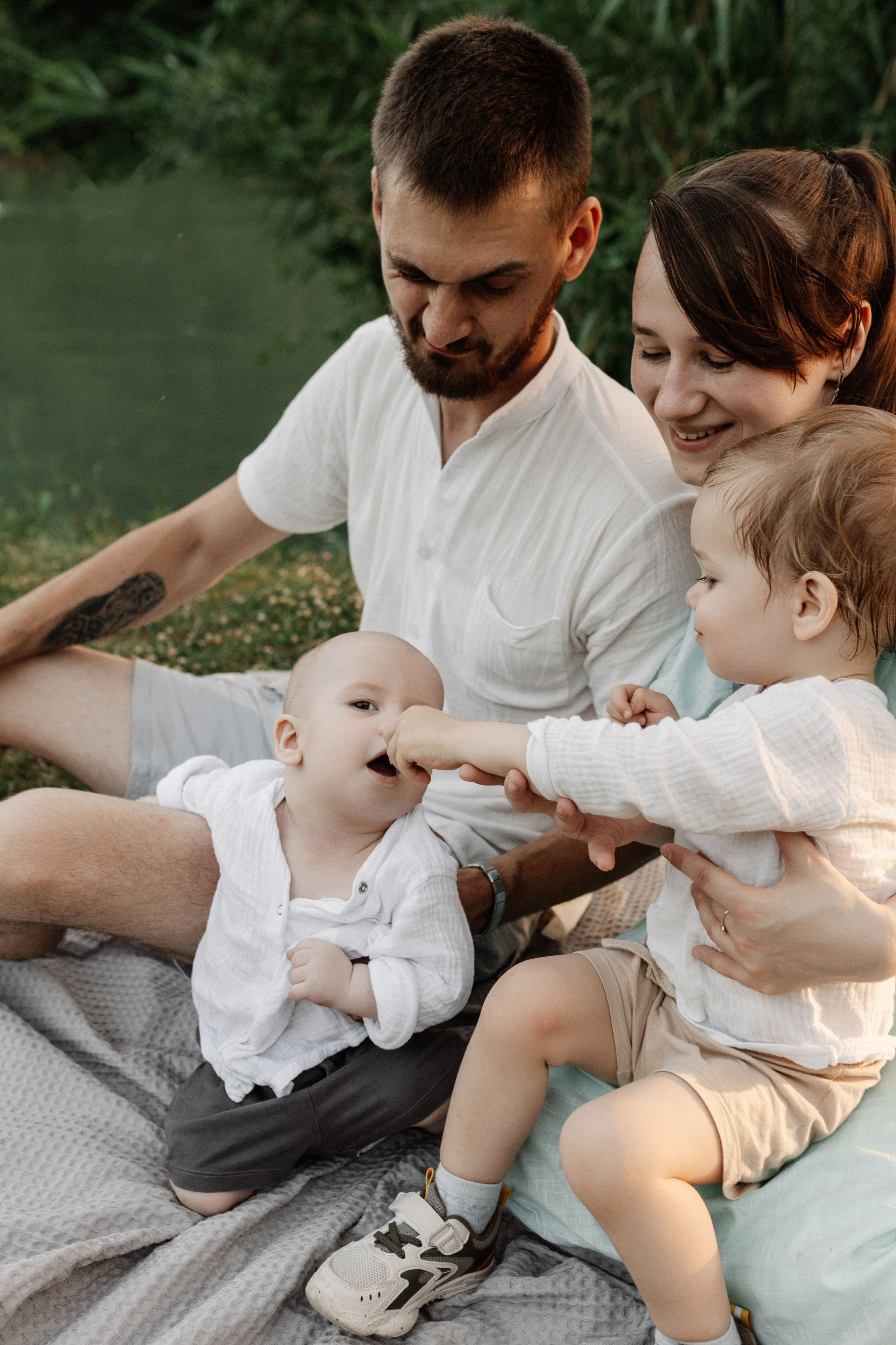 Оксана, Лёша, Рома и Коля. Семейный фотограф в Краснодаре Яна Морева