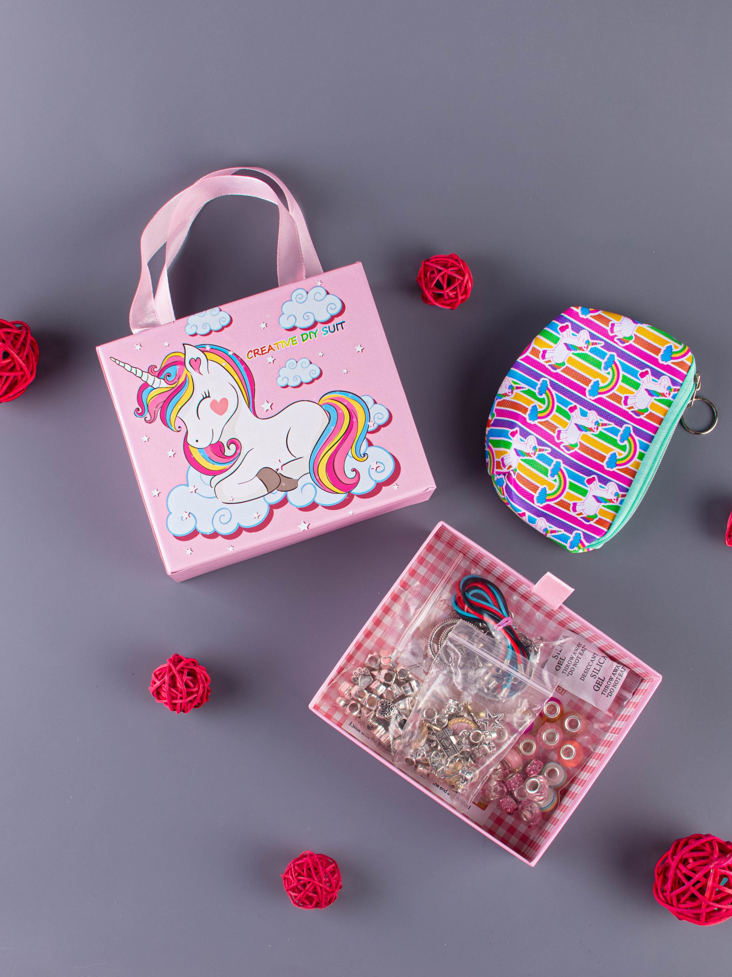 Наборы по созданию браслетов (розовый). «Матрица»