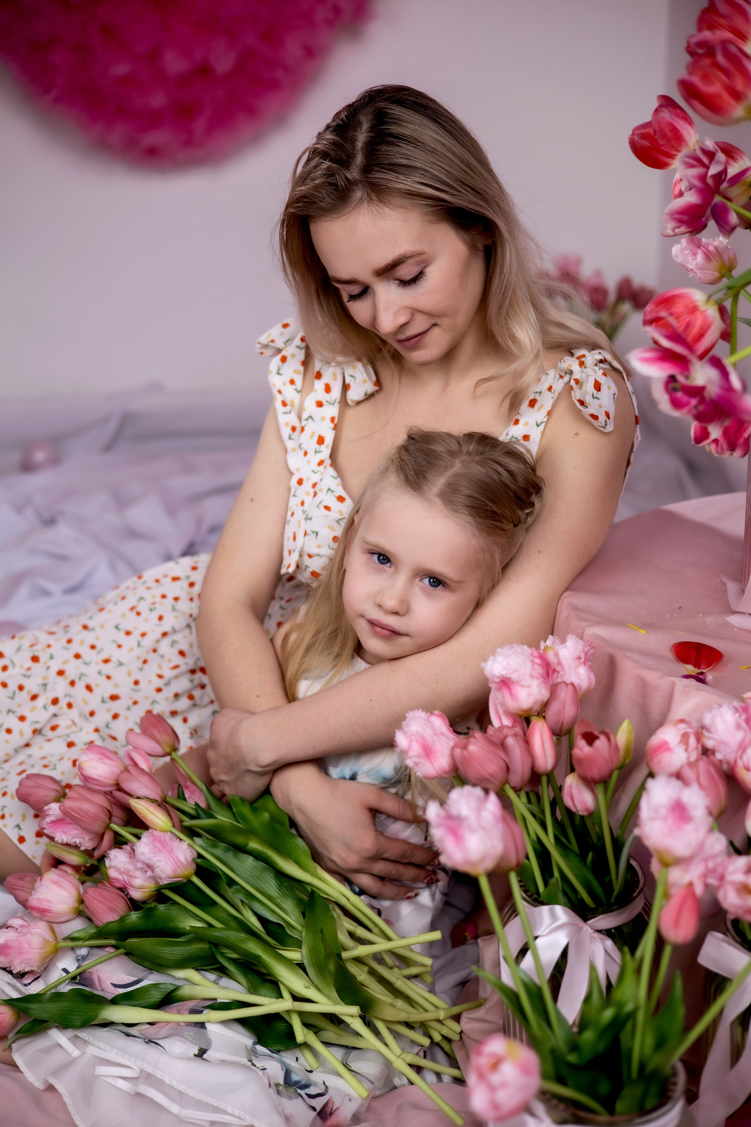 Мама и дочка. Фотограф Надежда Лукьянова