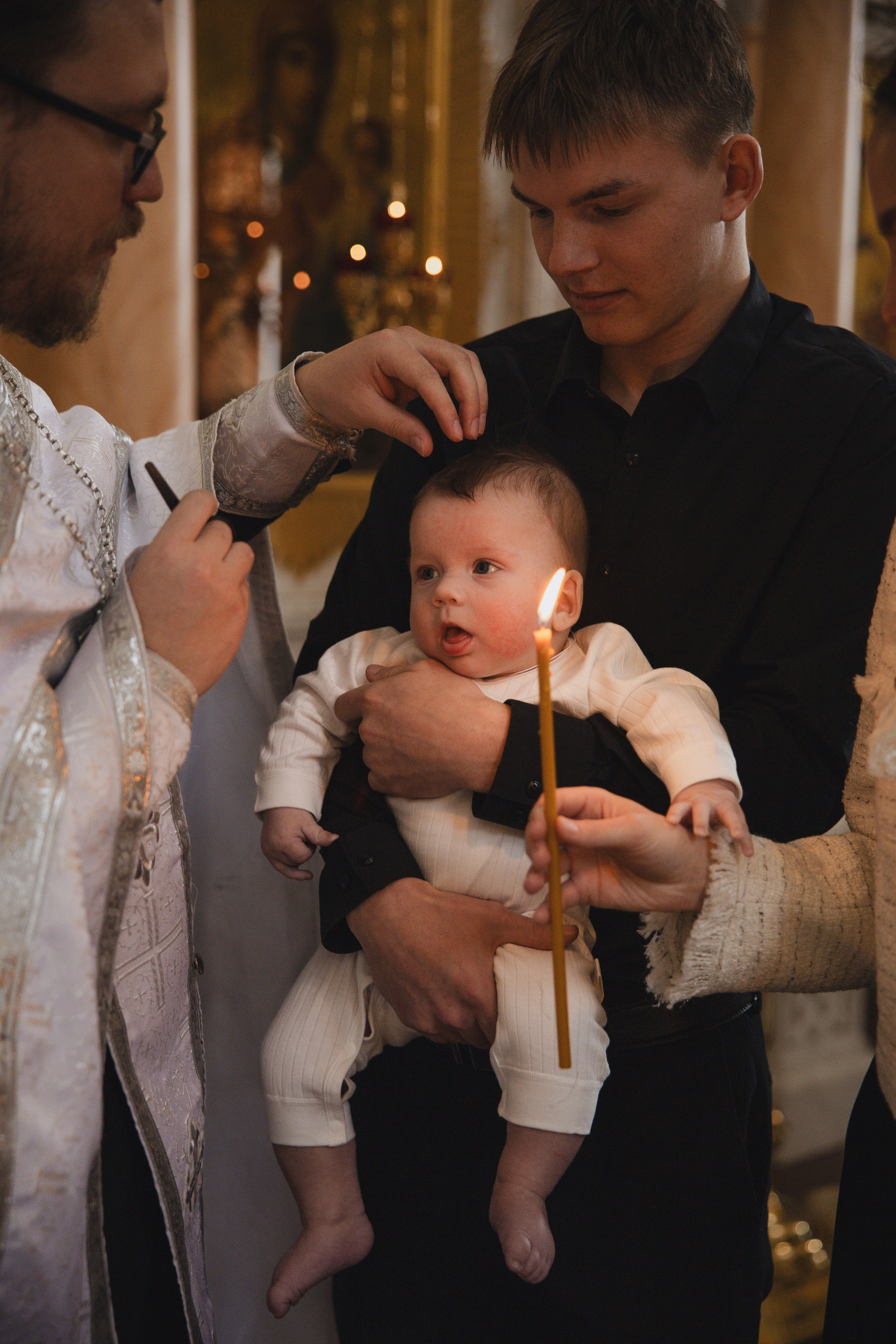 Крещение Кирюши. Фотограф Ломакина Анастасия