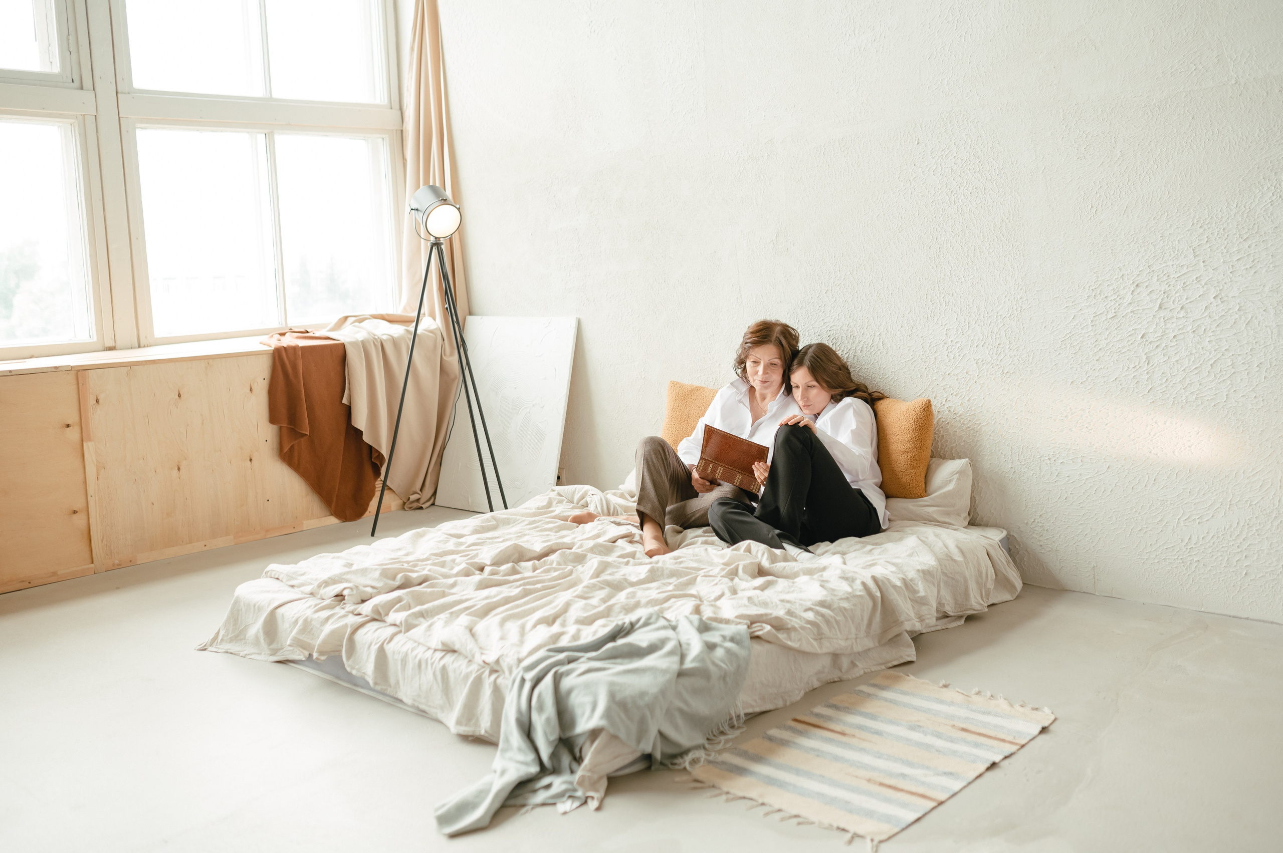 Полина с мамой. Семейный и детский фотограф в Туле