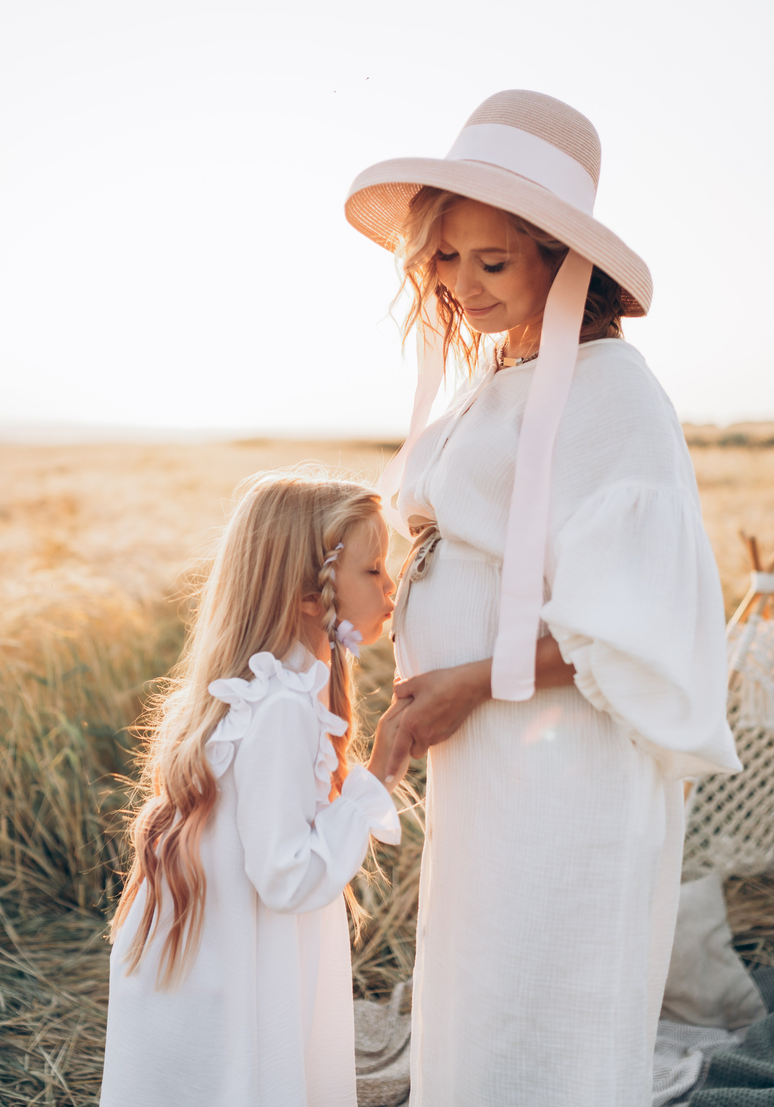 Закатная история в полях. Семейный фотограф в Москве Елена Гильманова