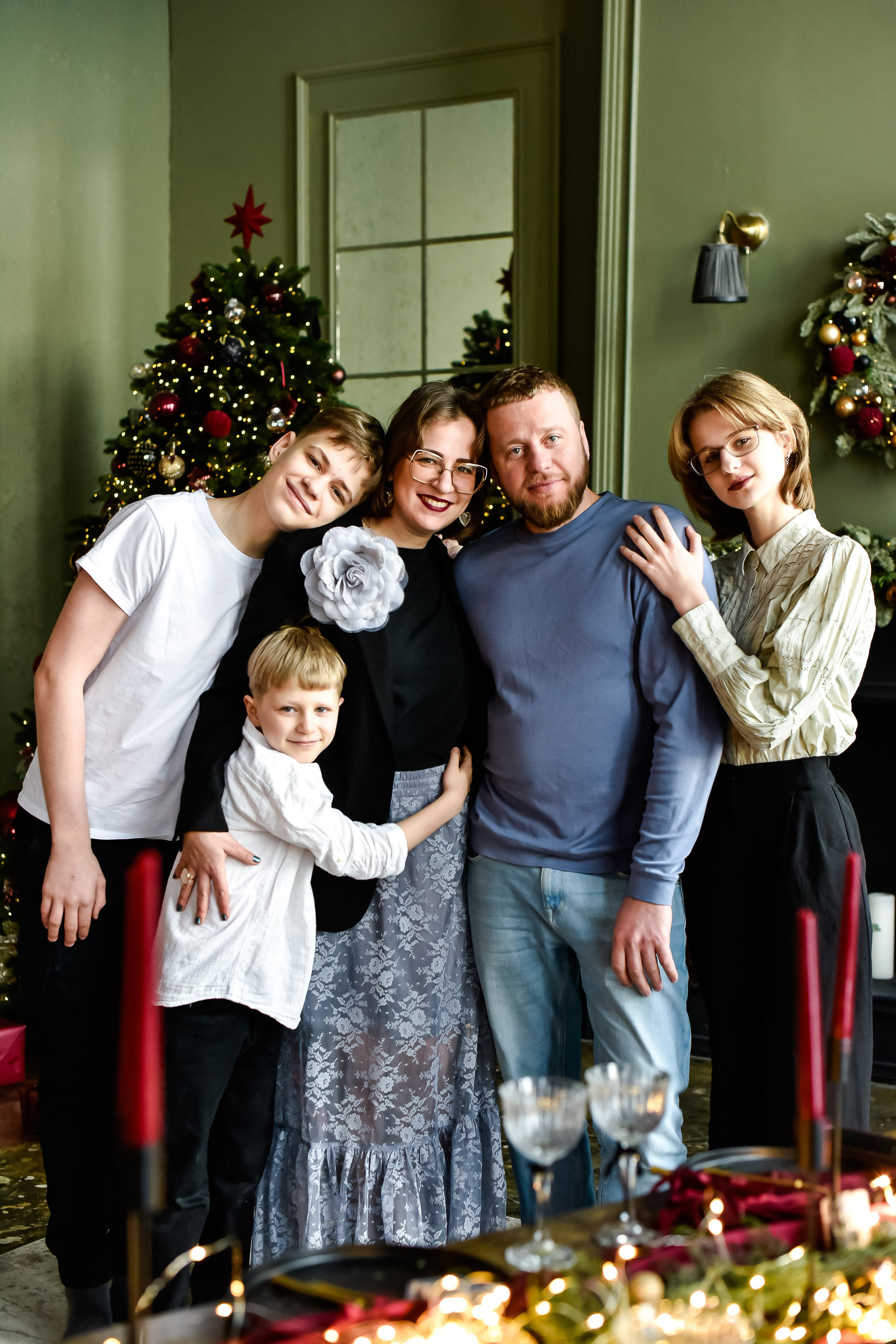 Дружная семья Настеньки