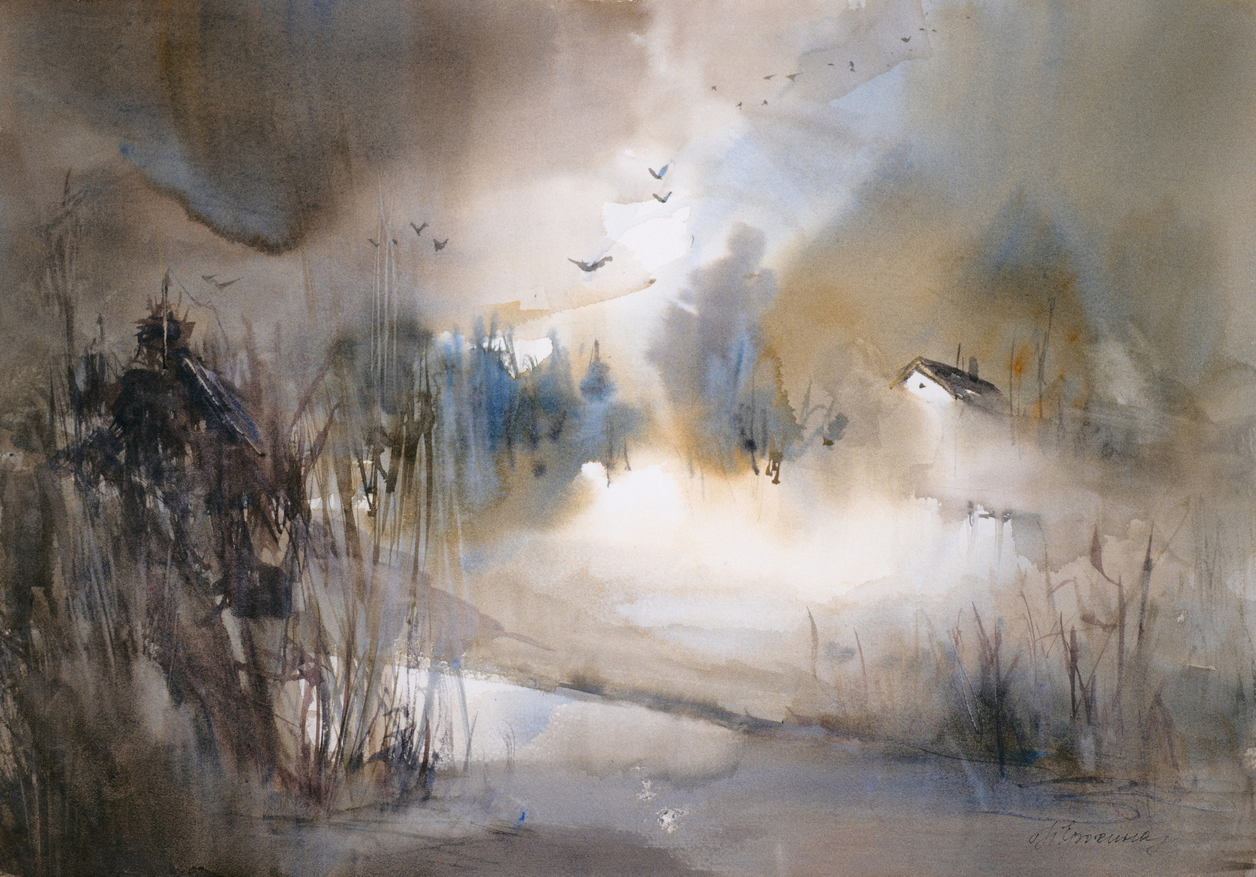 Пейзаж 22 (34×48 см) 8 000 р. ГАЛЕРЕЯ