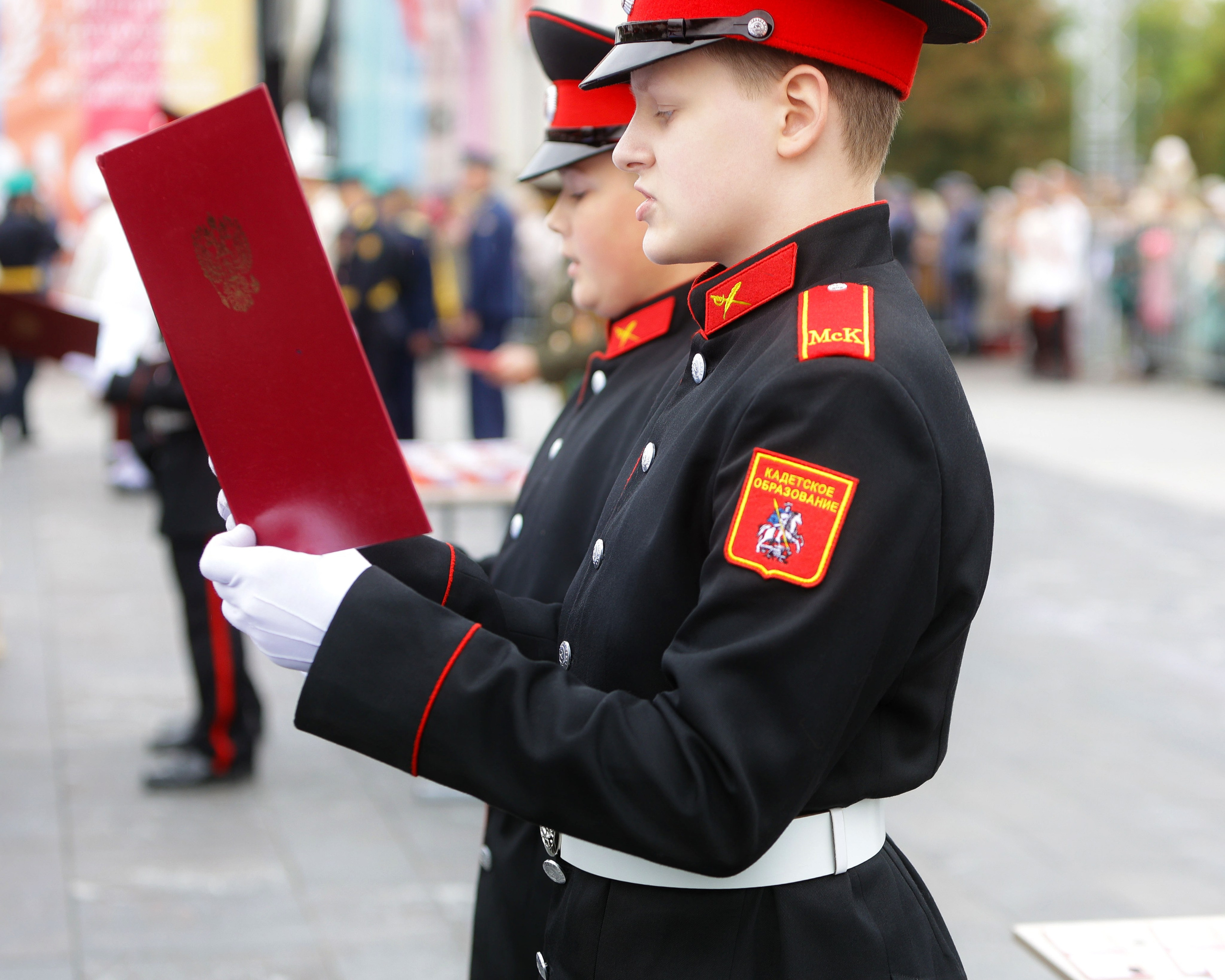 Посвящению в кадеты в Первом Московском кадетском корпусе, Дипломатической кадетской школы. Выпускные альбомы и школьный фотограф в Подольске, Троицке, Щербинке, Москве и Московской области