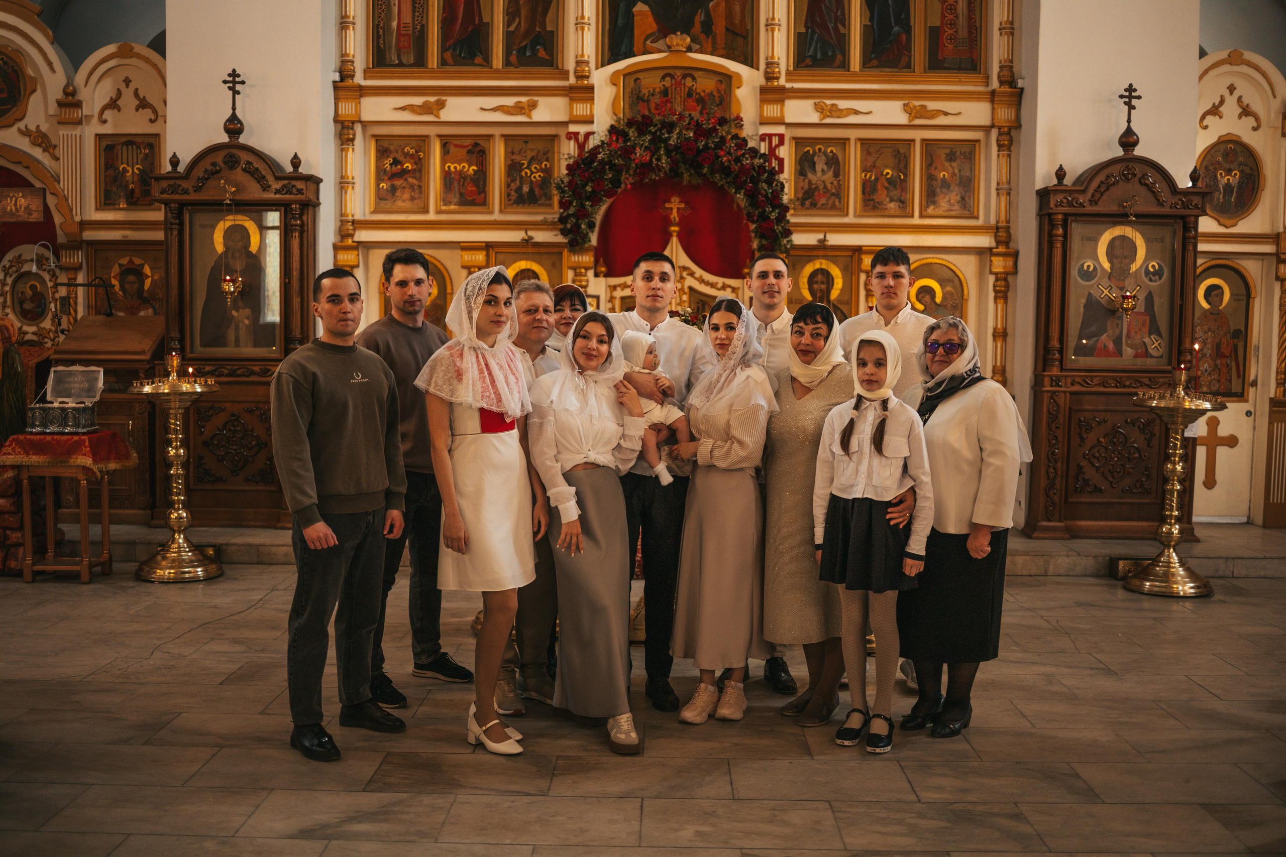 Таинство Крещения (Макар). Фотограф новорождённых Newborn Москва