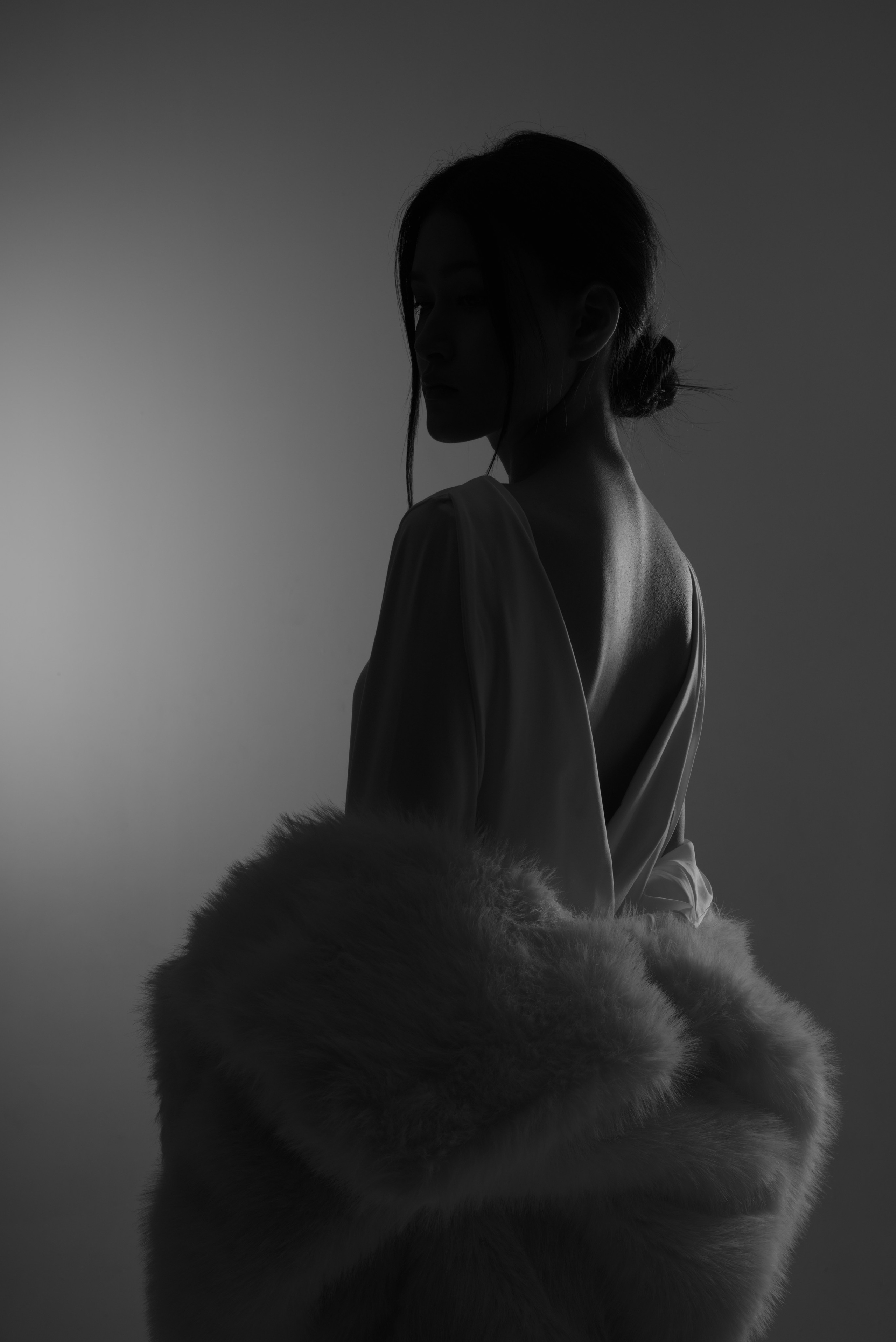 Силуэт чб с постоянным светом. Мир глазами Саши Д