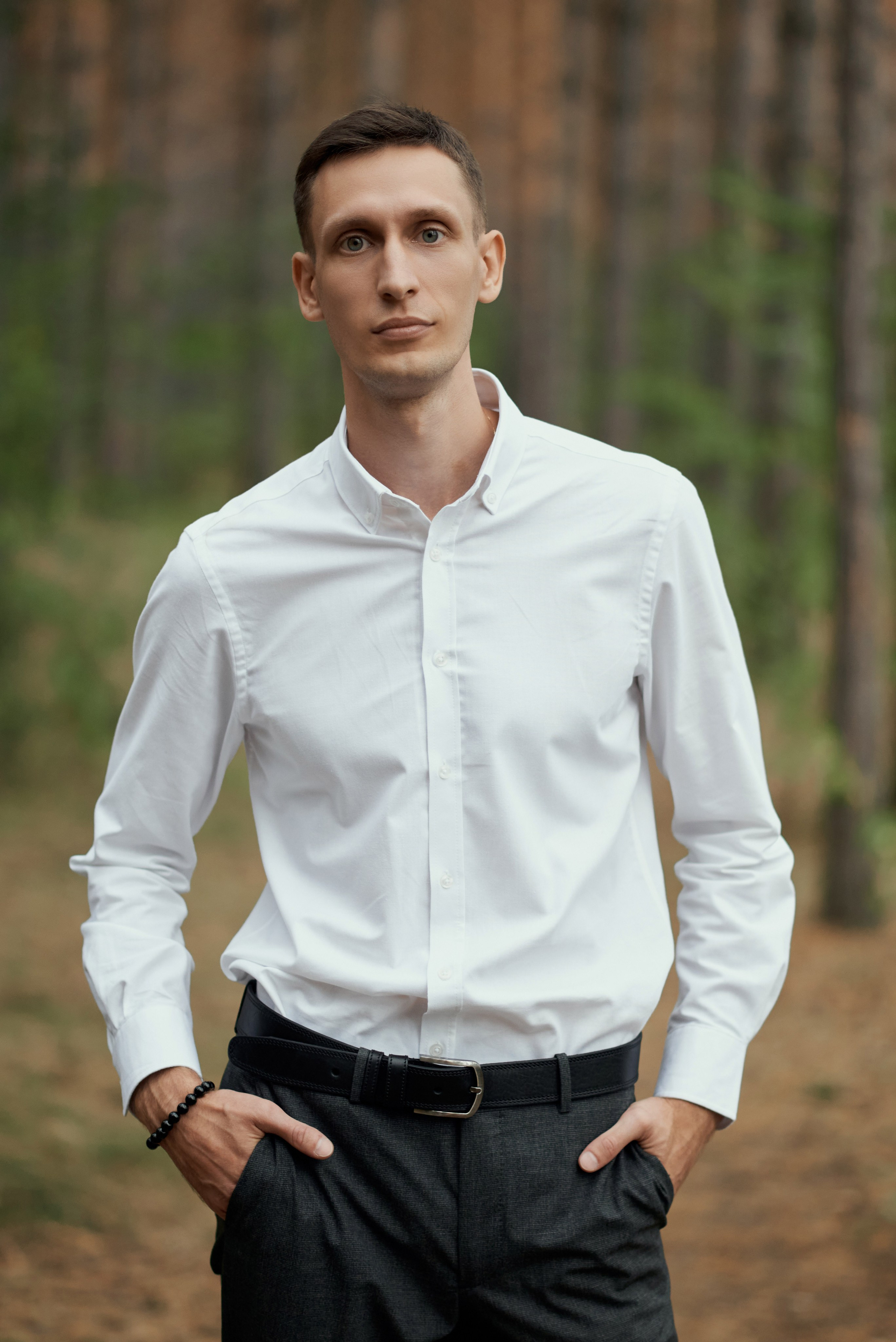 Сосновый лес. Свадебный фотограф Александр Браво