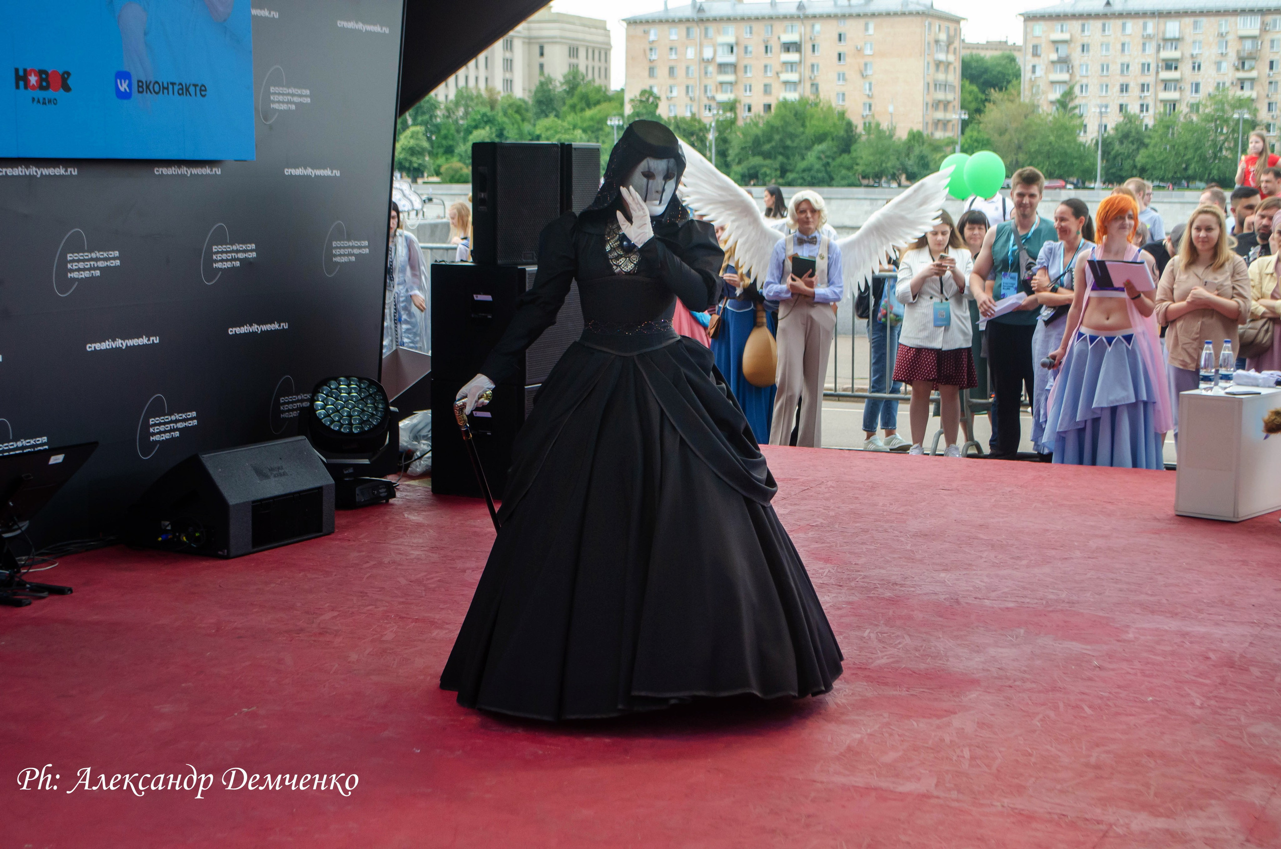 Фотосессия сцены в Москве на разных репортажных мероприятий