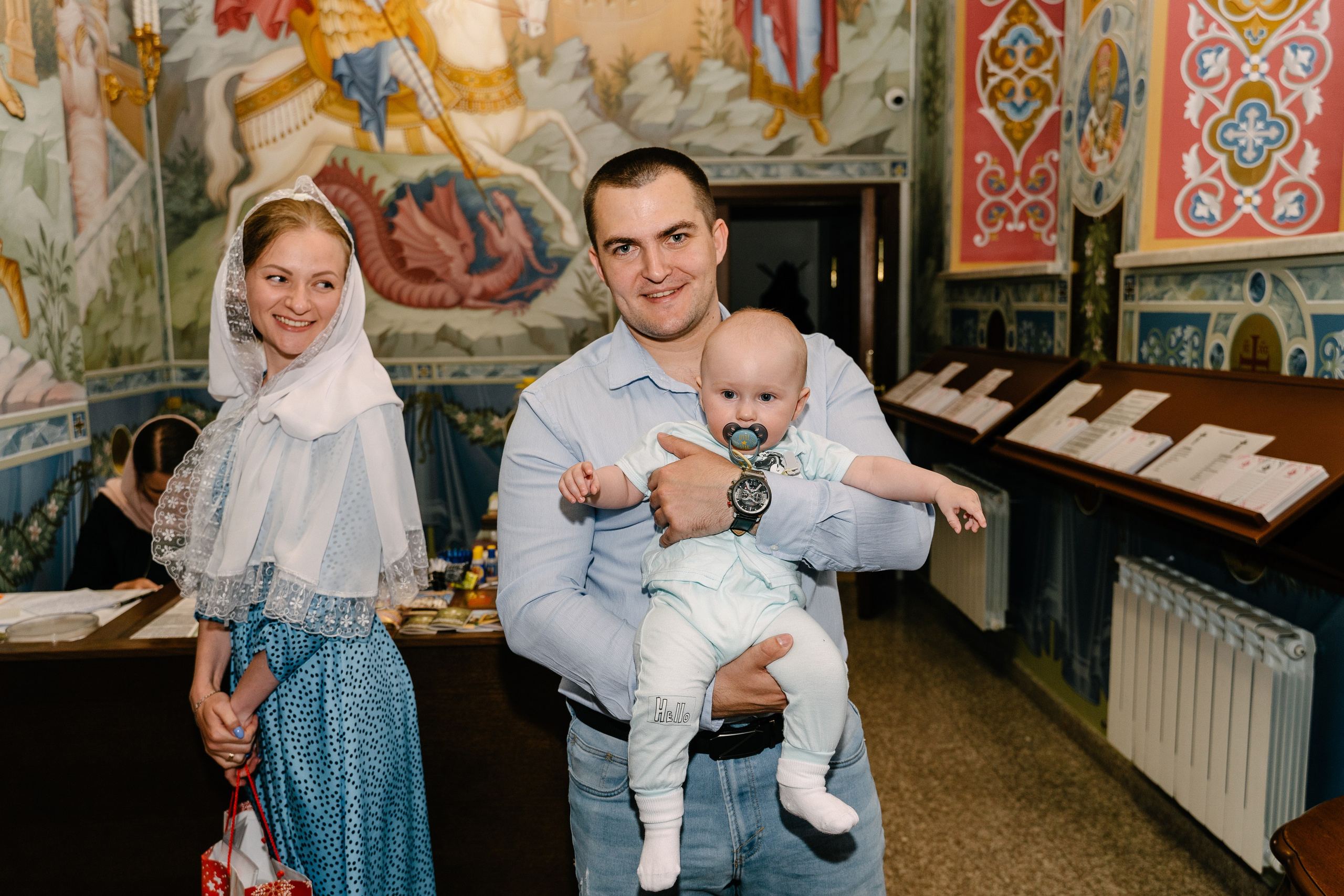 Крещение Федора. Свадебный фотограф Юлия Копылова