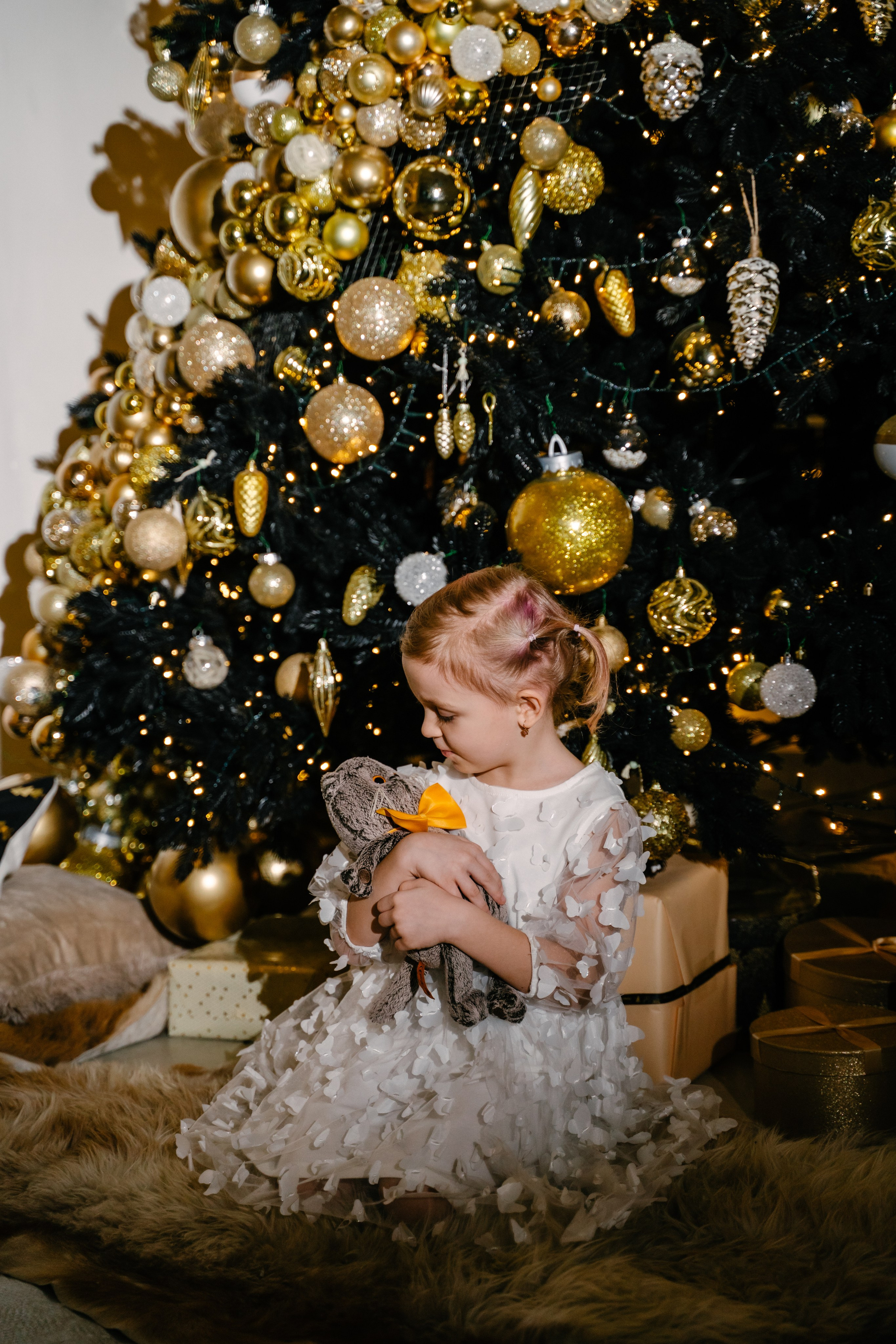 Вечерняя новогодняя съемка в студии. Свадебный фотограф Юлия Копылова