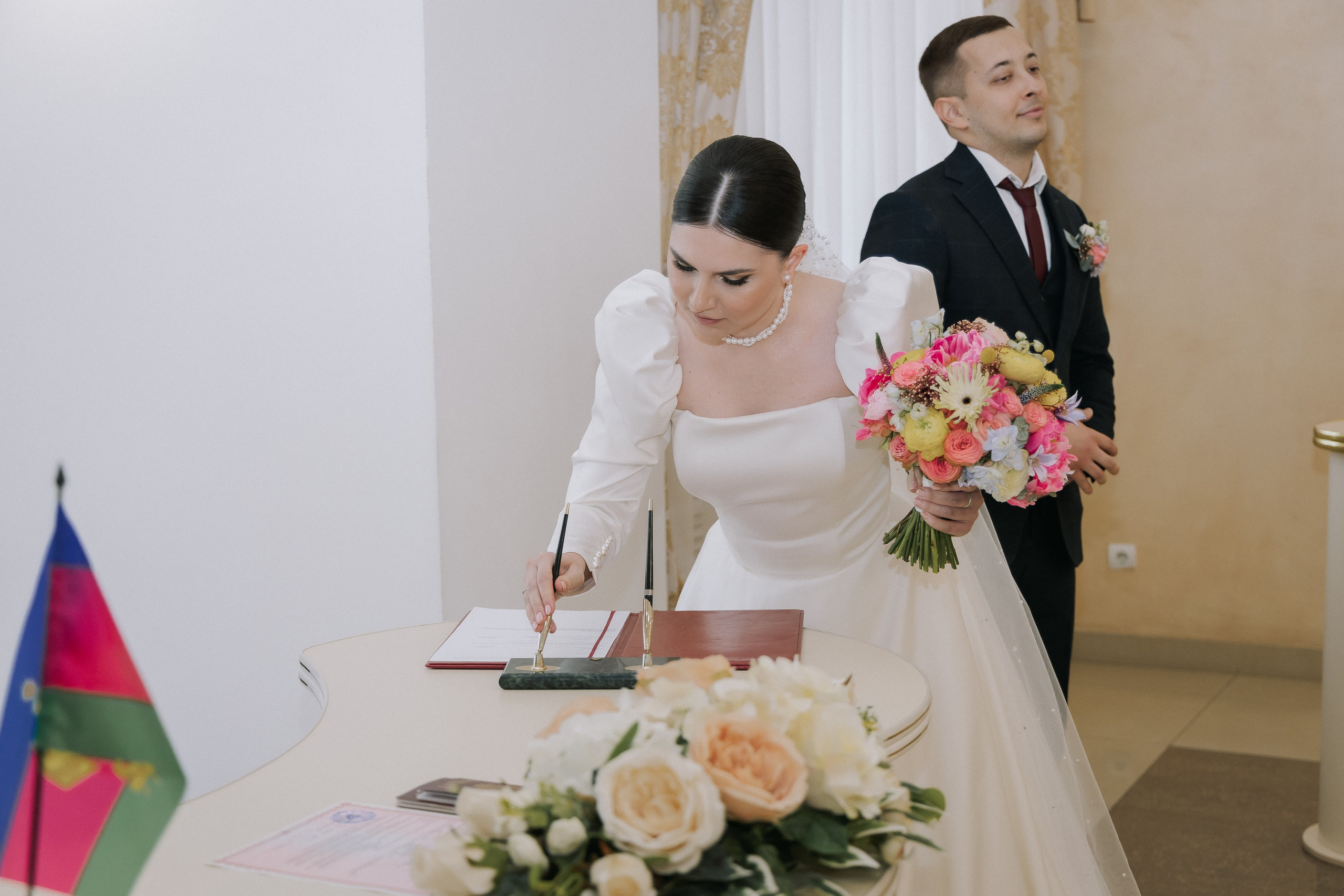 Яна и Святослав. Свадебный день. Свадебная фотография. Арина Рубах