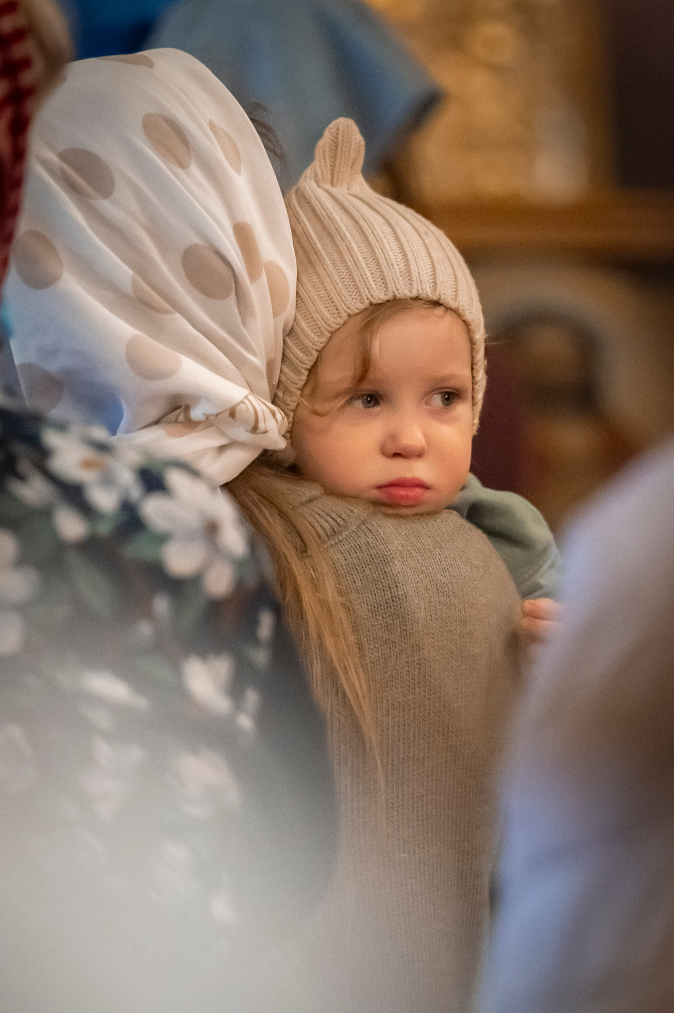 Богородский храм. Благовещение. Божественная Литургия. Антон и Татьяна Денисенко — В храме