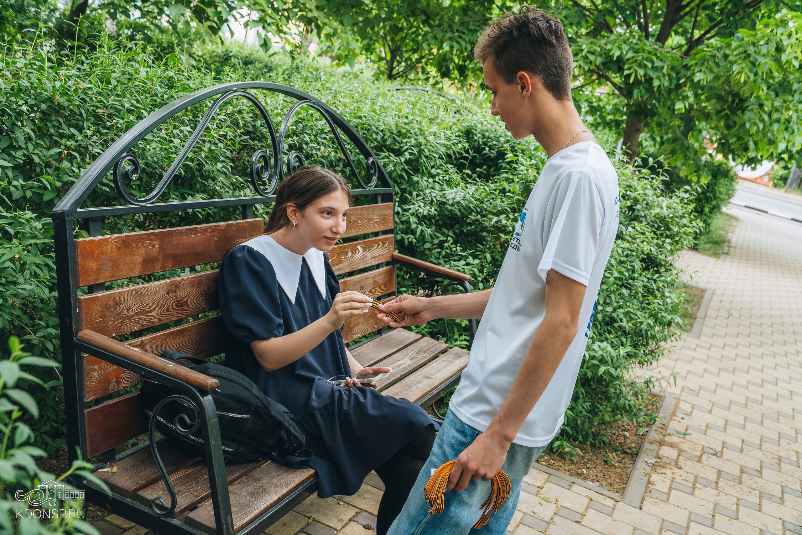 «Георгиевская ленточка — символ Победы». Новотитаровский Дом культуры