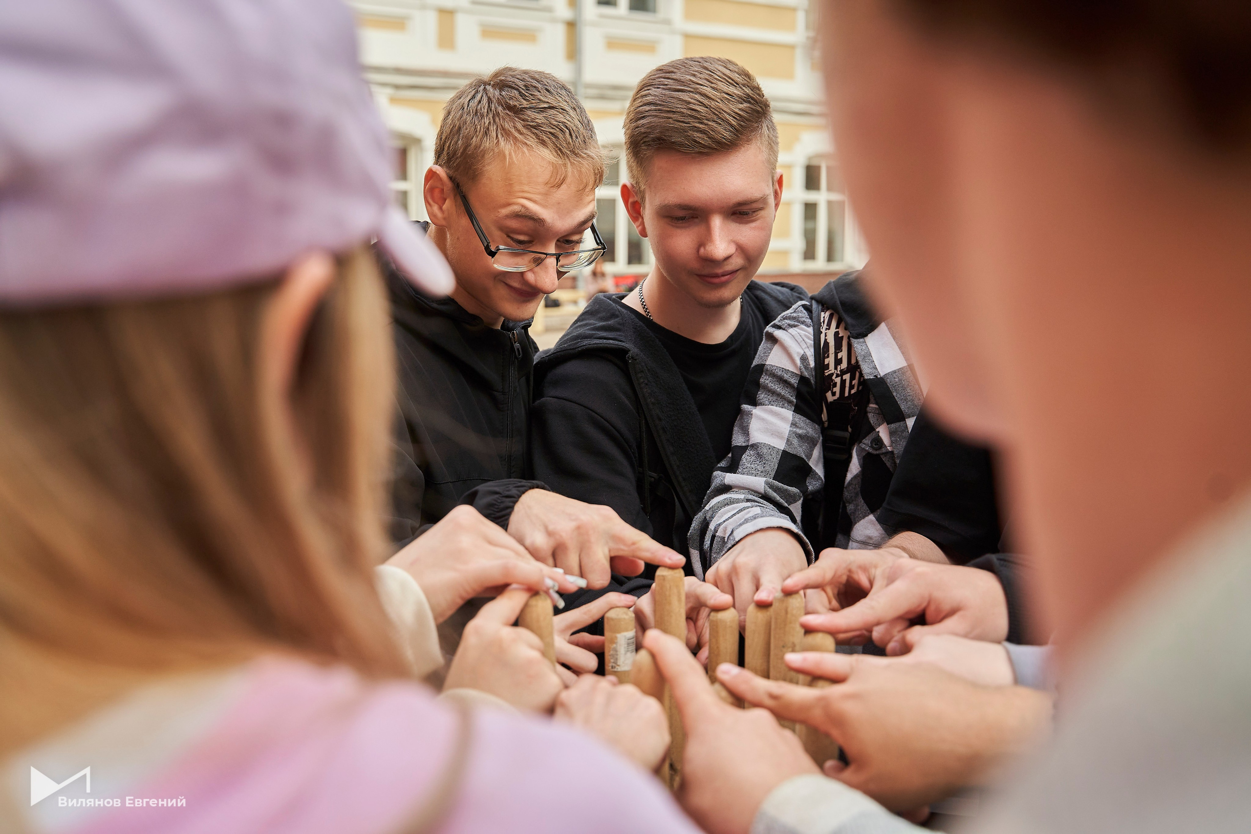 Мероприятие «Веревка» для первокурсников ННГАСУ. Репортажный фотограф Вилянов Евгений. Нижний Новгород