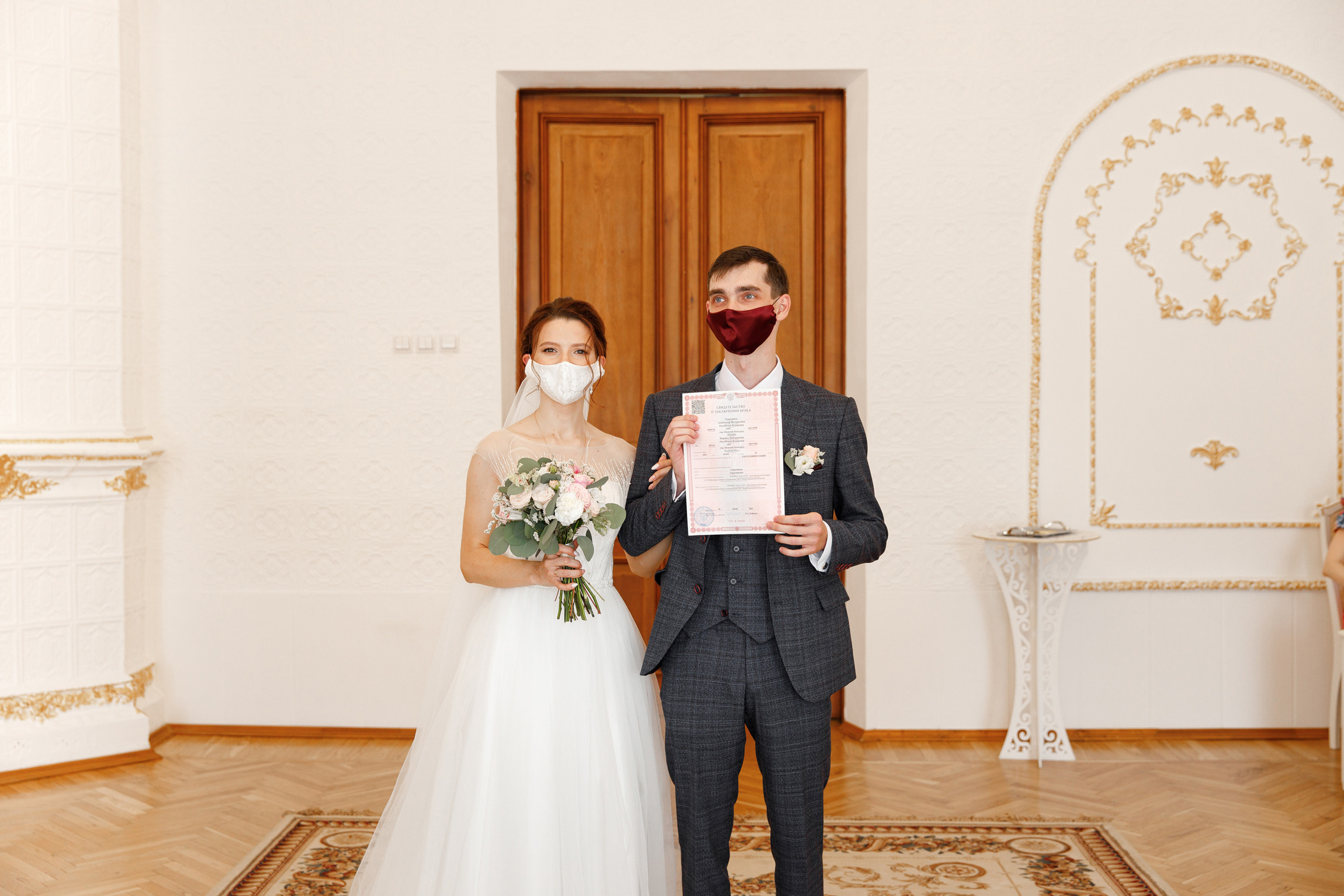 Нежная свадебная фотосъемка Саши и Марины