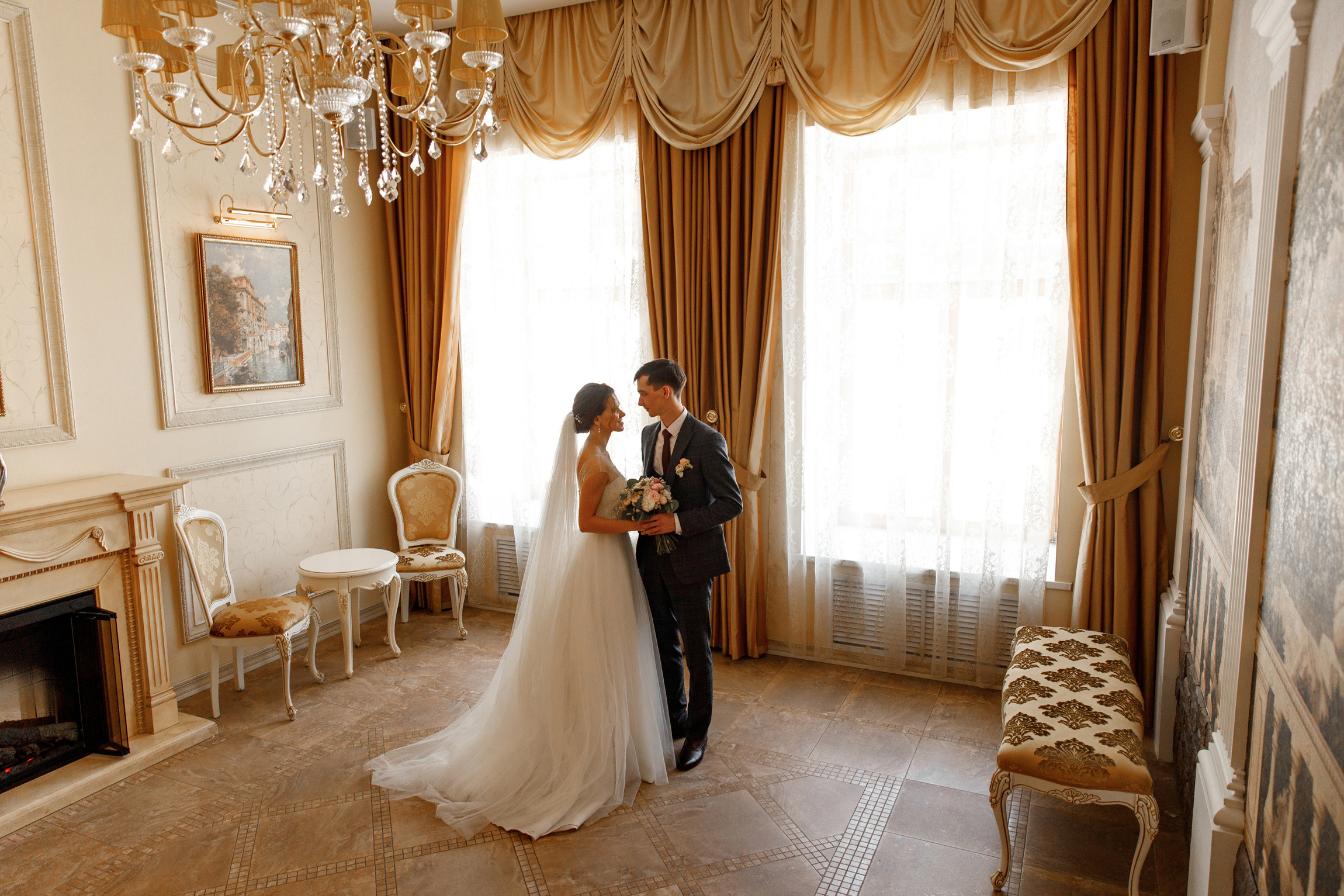 Нежная свадебная фотосъемка Саши и Марины