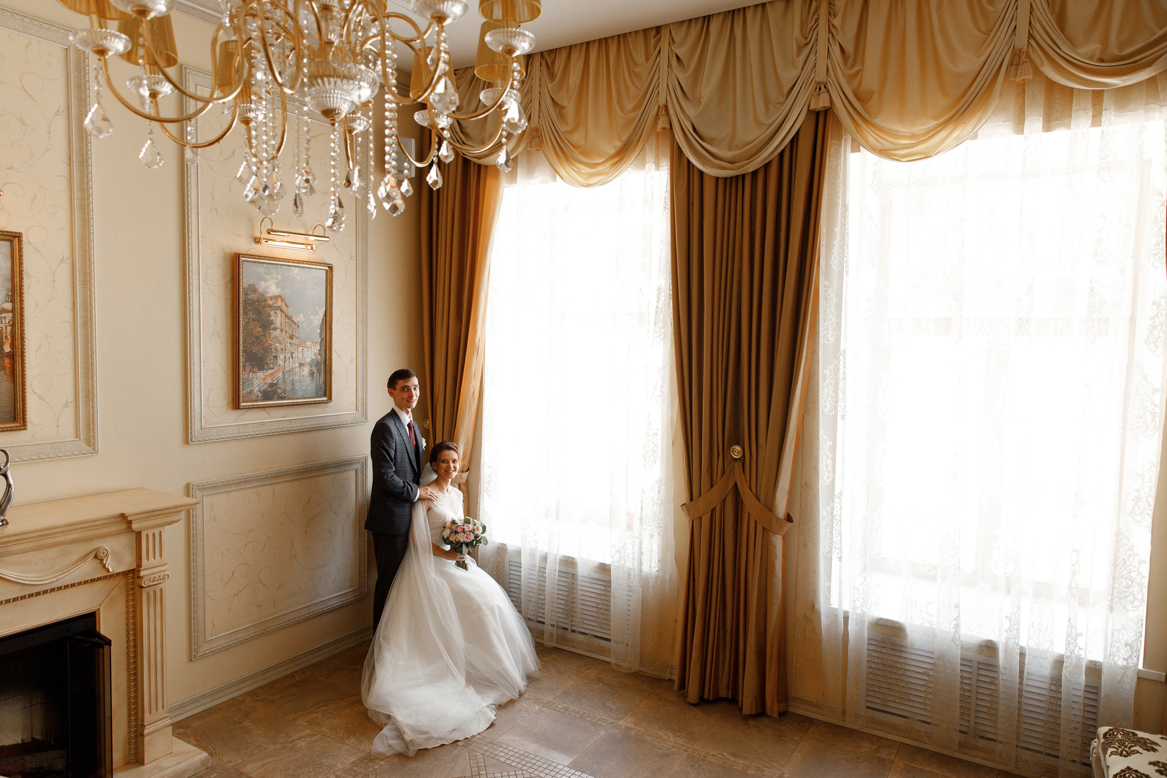 Нежная свадебная фотосъемка Саши и Марины