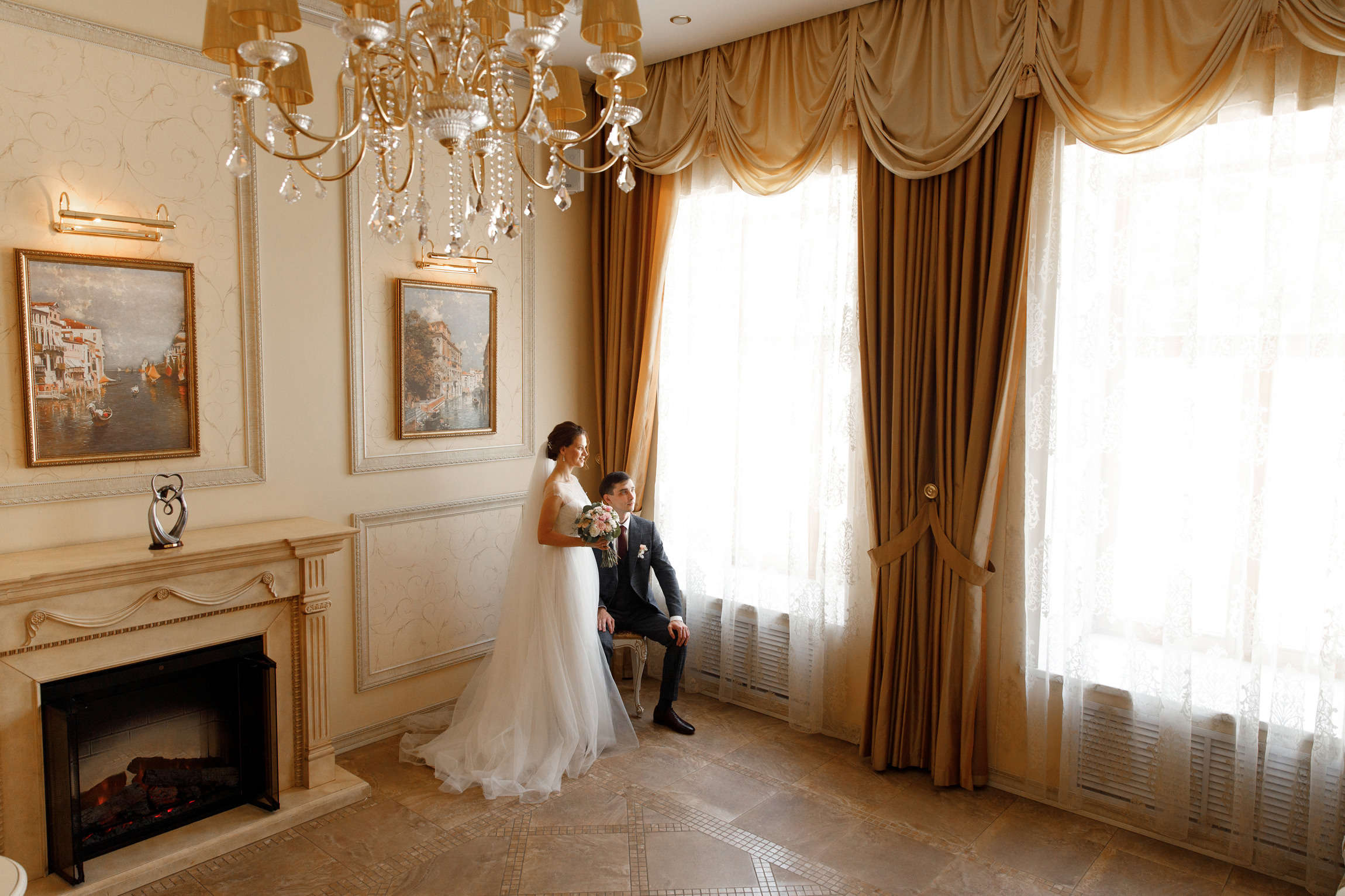 Нежная свадебная фотосъемка Саши и Марины