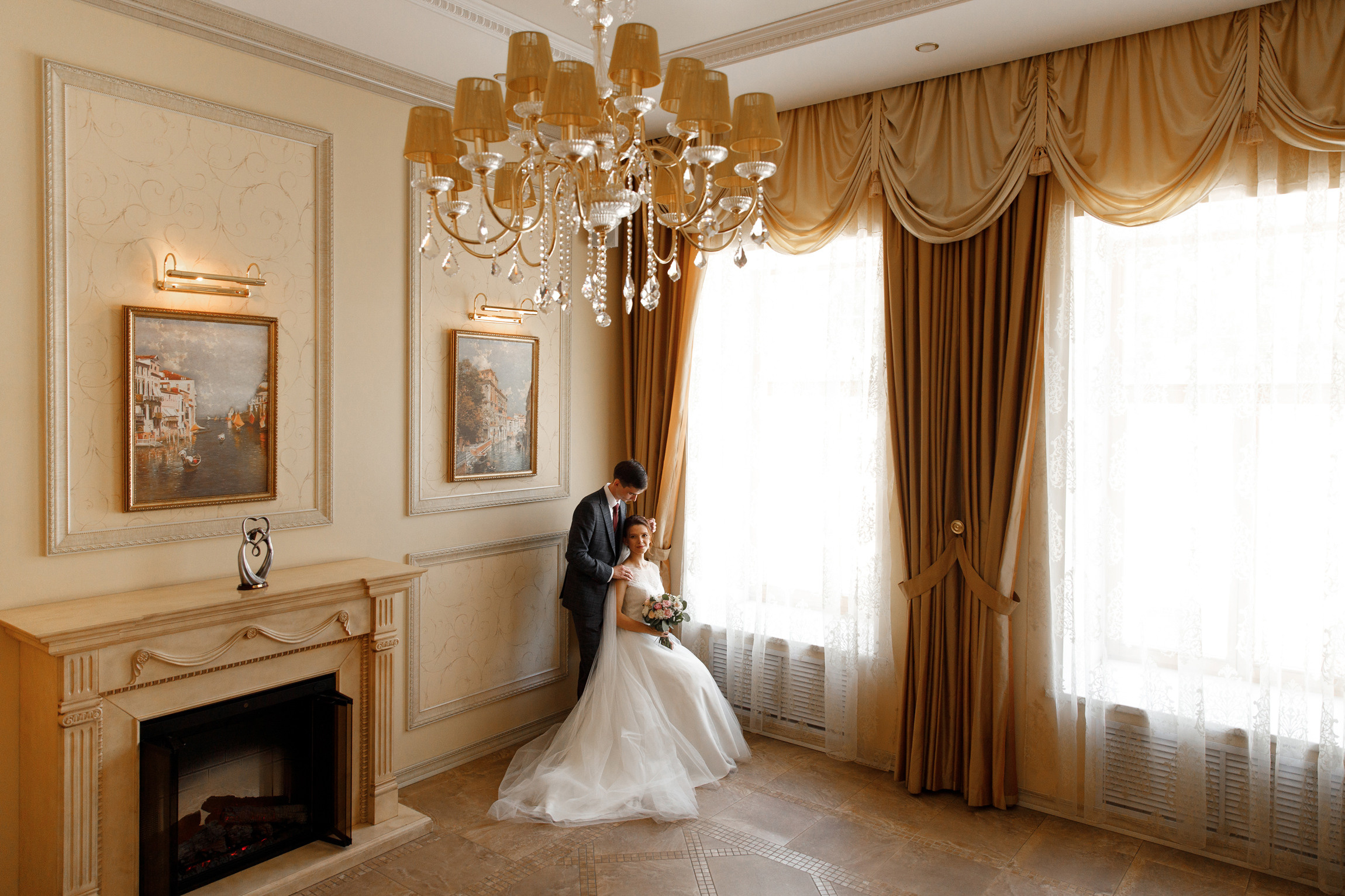 Нежная свадебная фотосъемка Саши и Марины