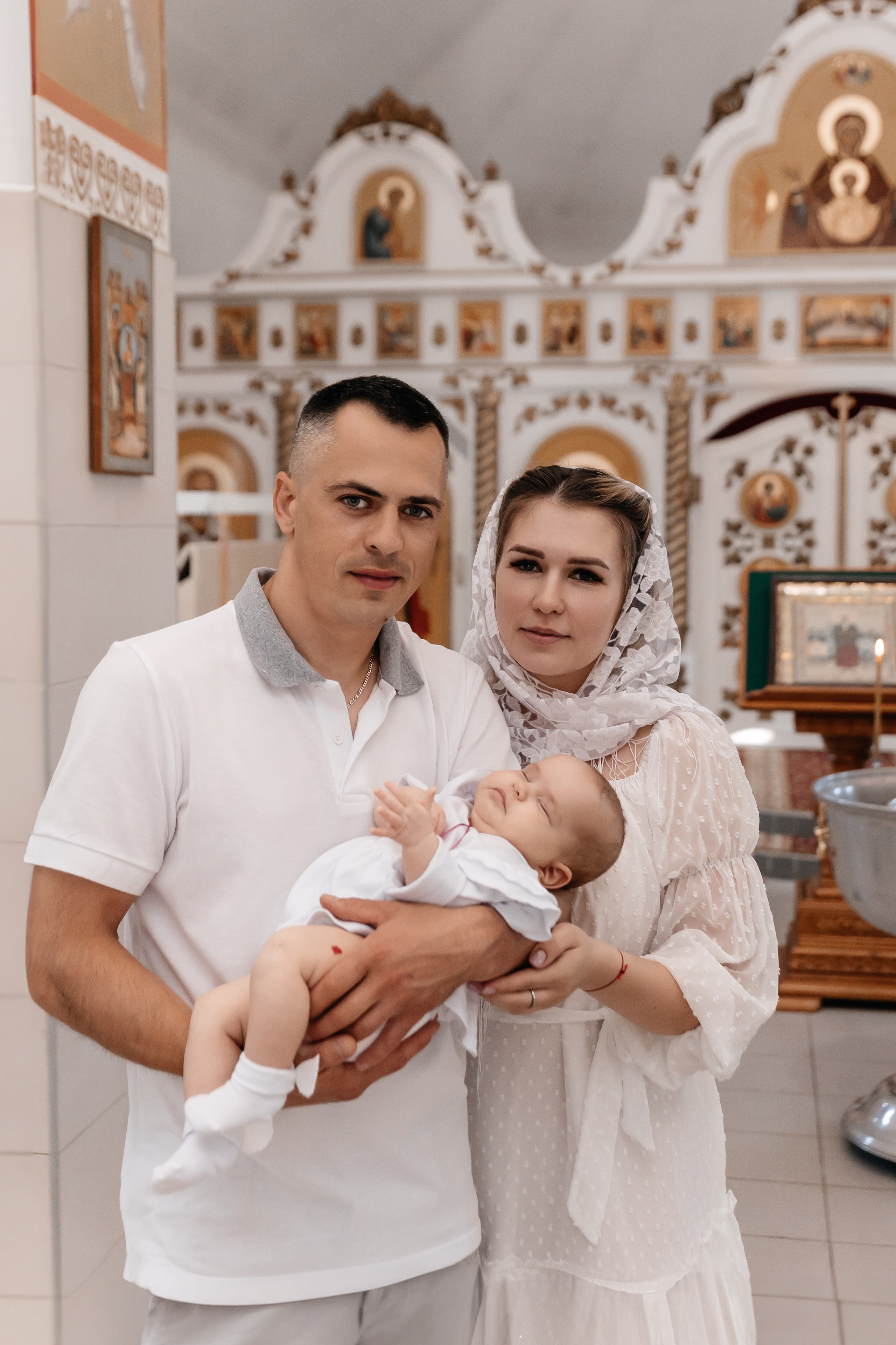 Крещение Ксении. Семейный фотограф Минск Усова Ольга