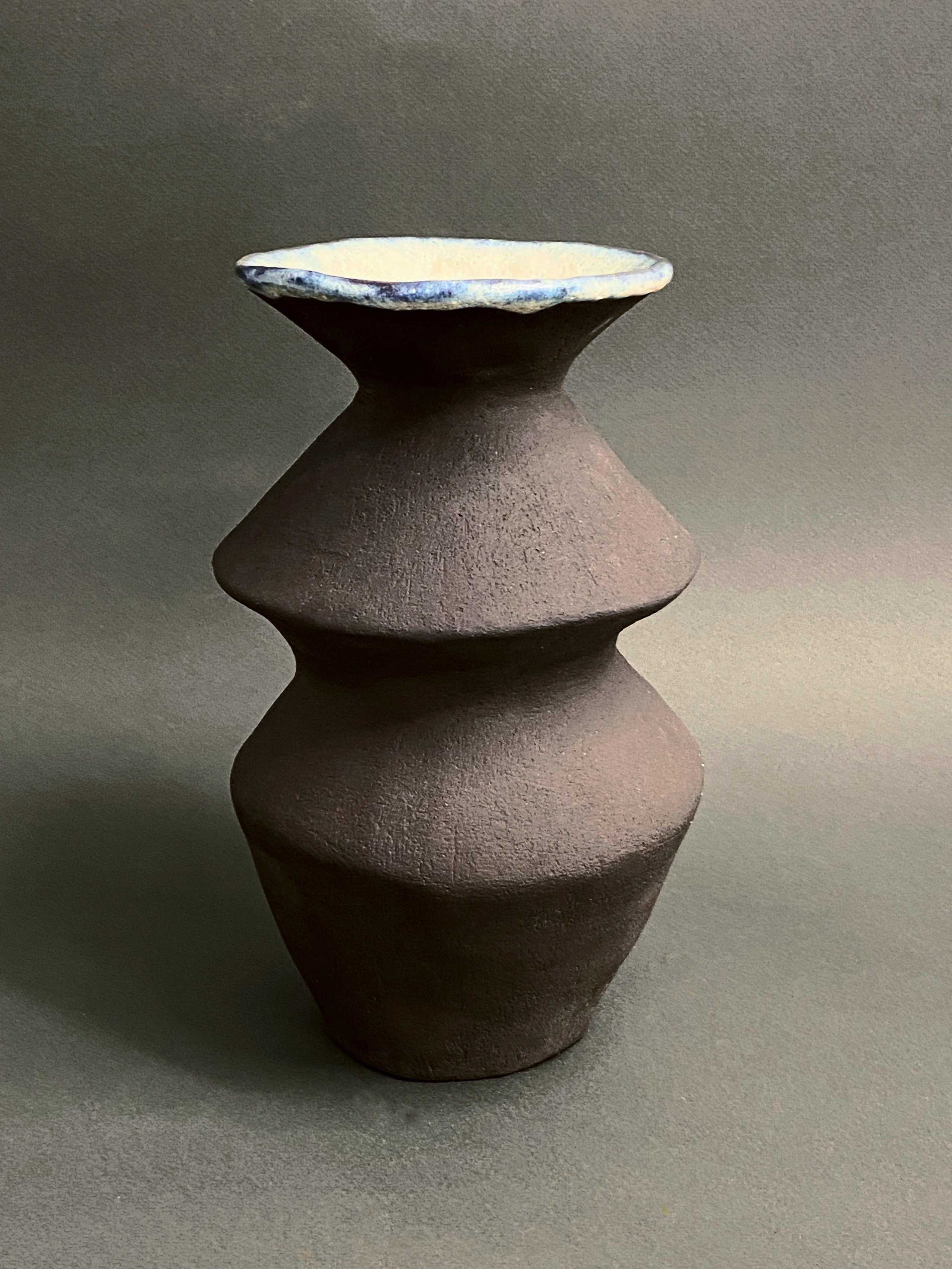 Озеро Чад, черный шамот, глазури