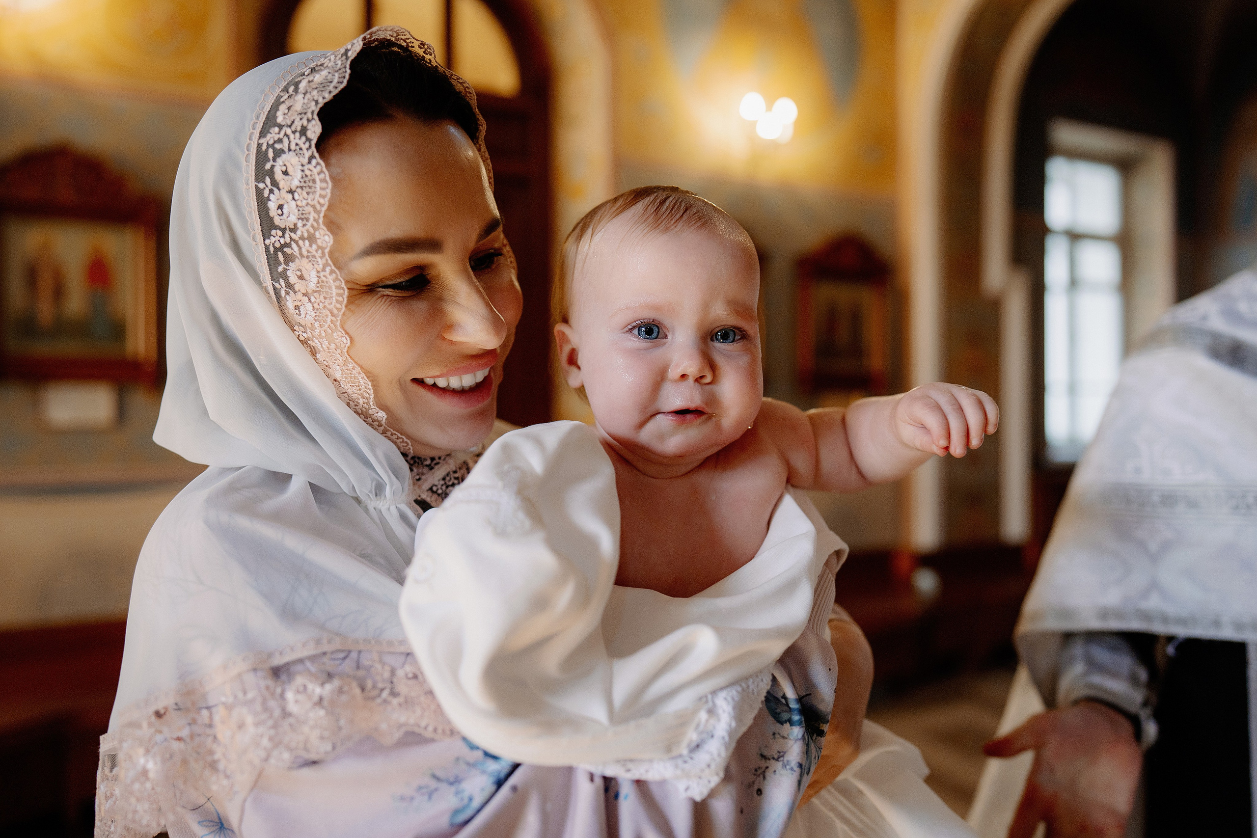 Крещение Красимиры. Фотограф на Крещение и Венчание в Красноярске Рамазанова Юлия