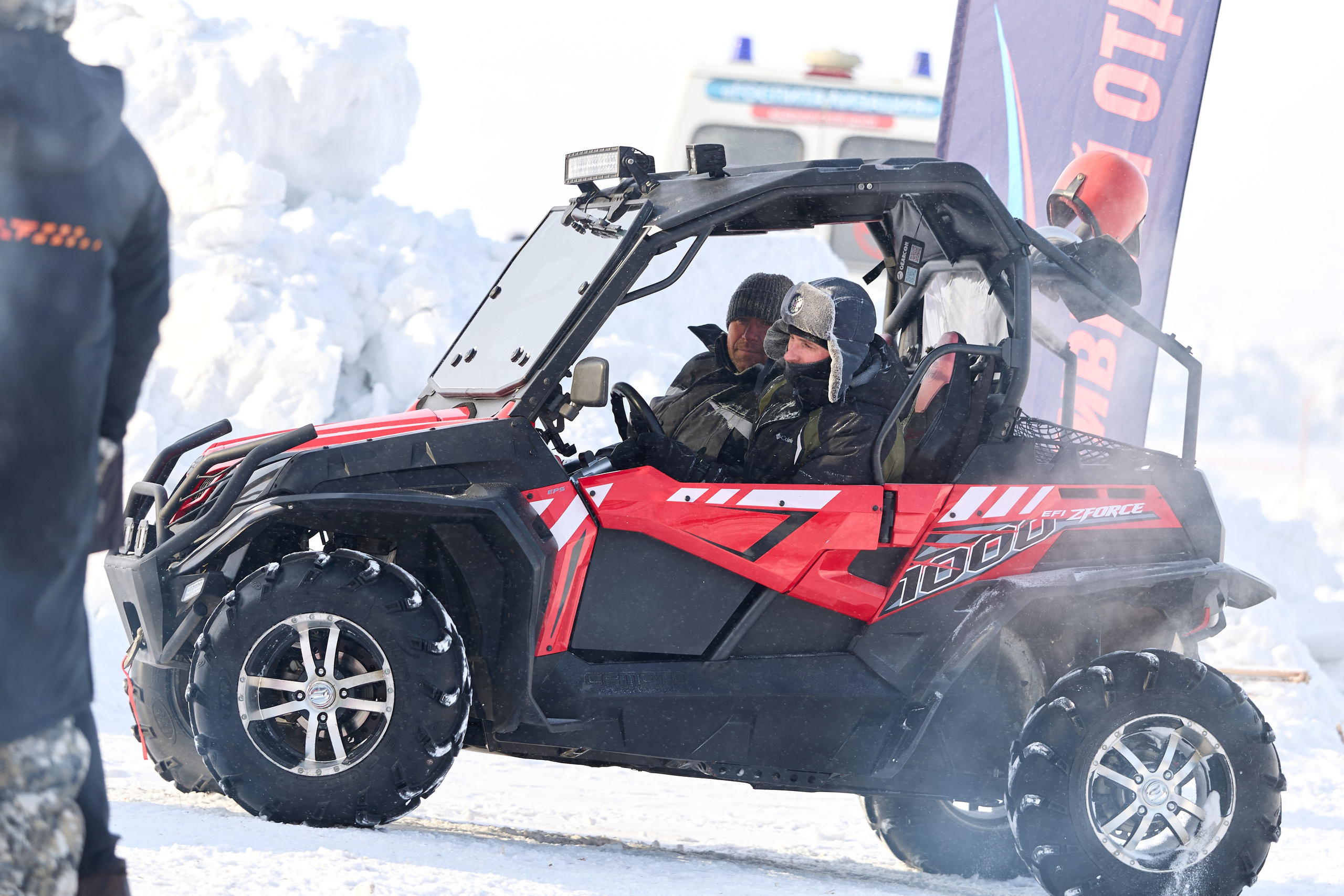 Топим Лёд — 2026. Соревнования на квадроциклах. Фотограф в Новосибирске Алена Скокова