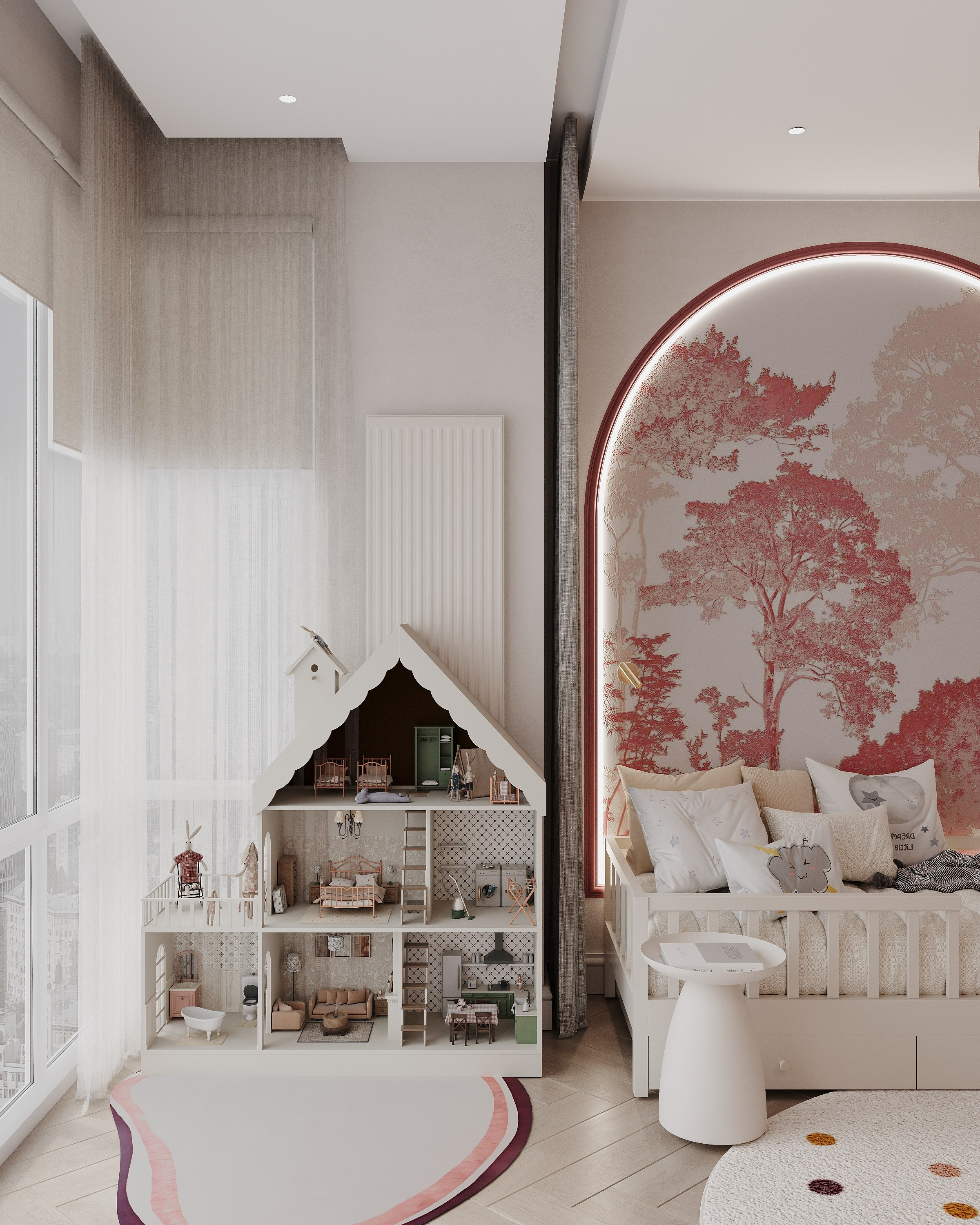 ЖК Наука 73 кв.м, г. Санкт-Петербург. 3d визуализатор Анастасия Науменко