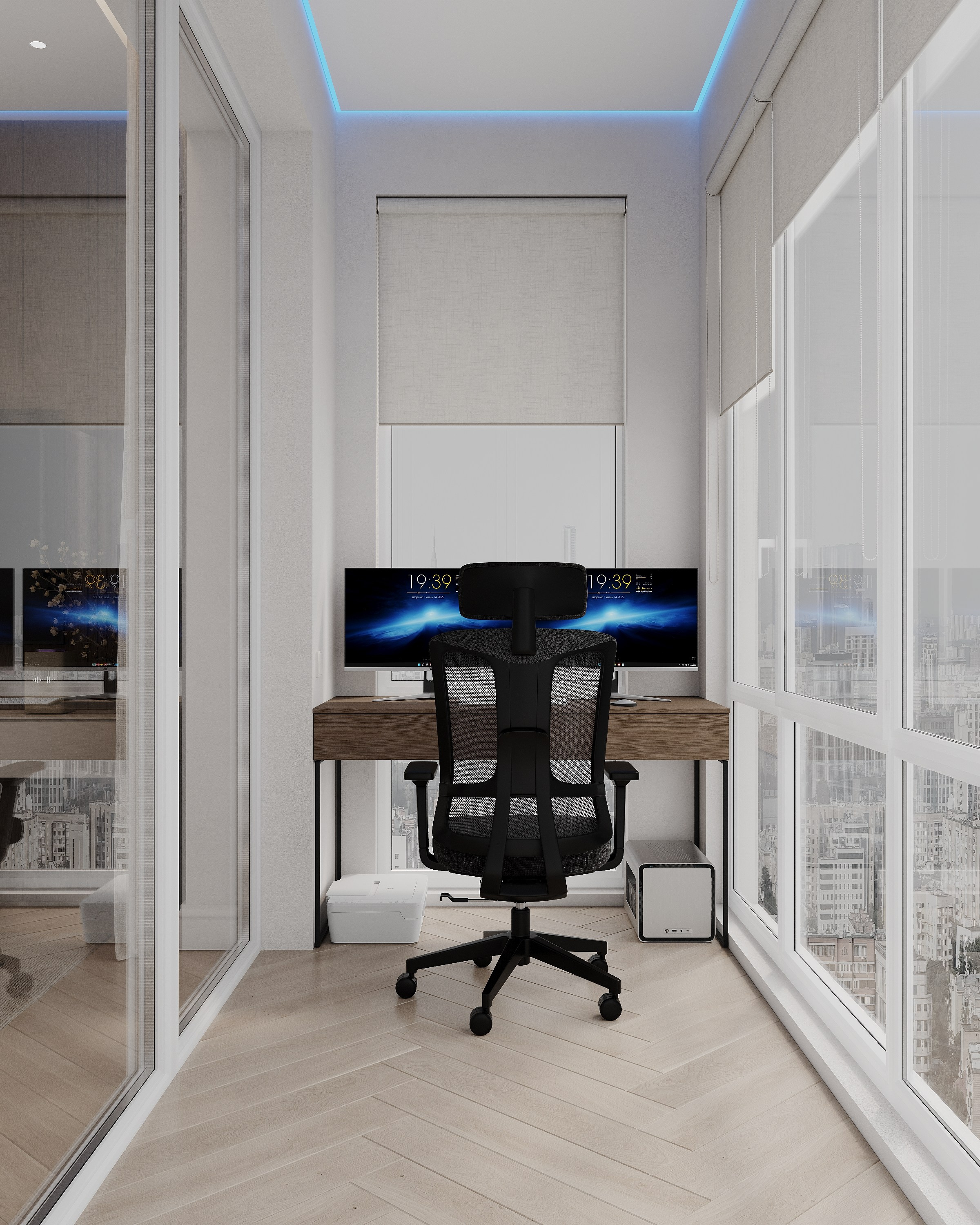 ЖК Наука 73 кв.м, г. Санкт-Петербург. 3d визуализатор Анастасия Науменко