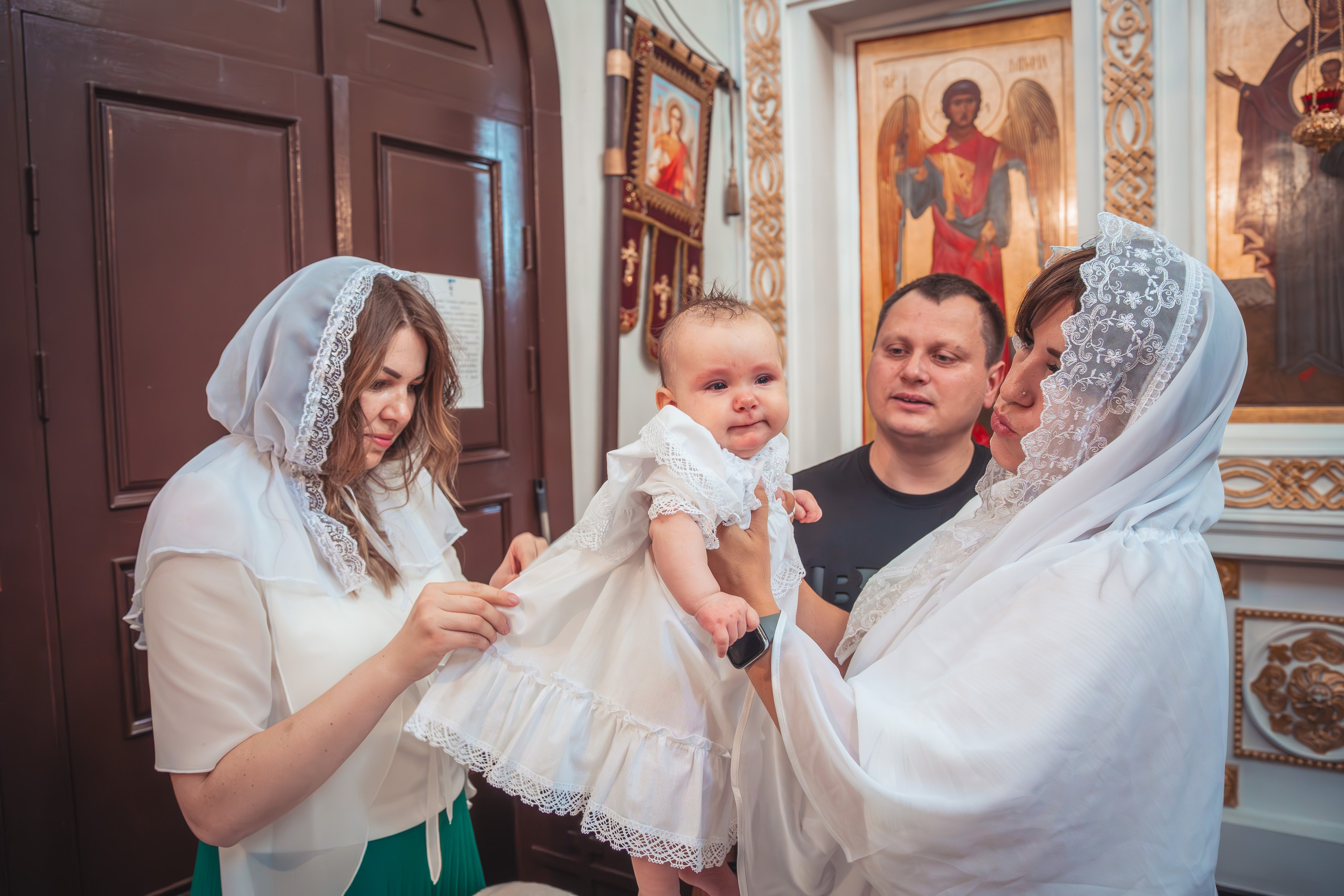 Крещение Анастасии в храме Михаила Тверского. Фотограф Евгений Егоров