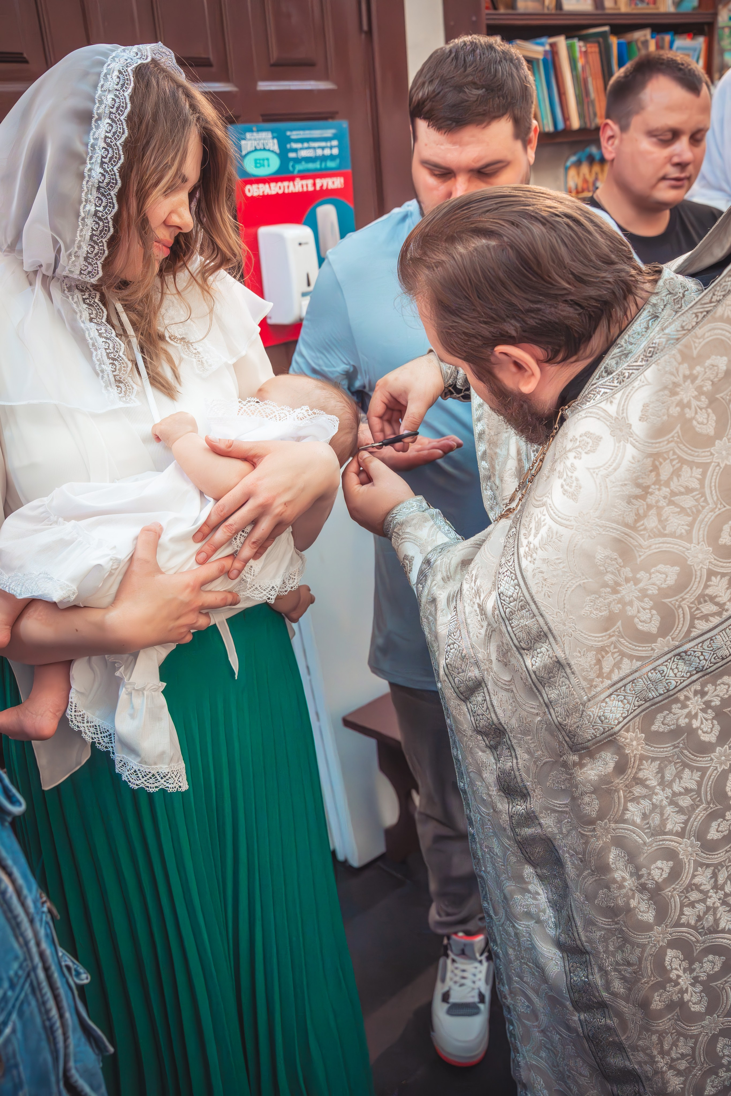 Крещение Анастасии в храме Михаила Тверского. Фотограф Евгений Егоров
