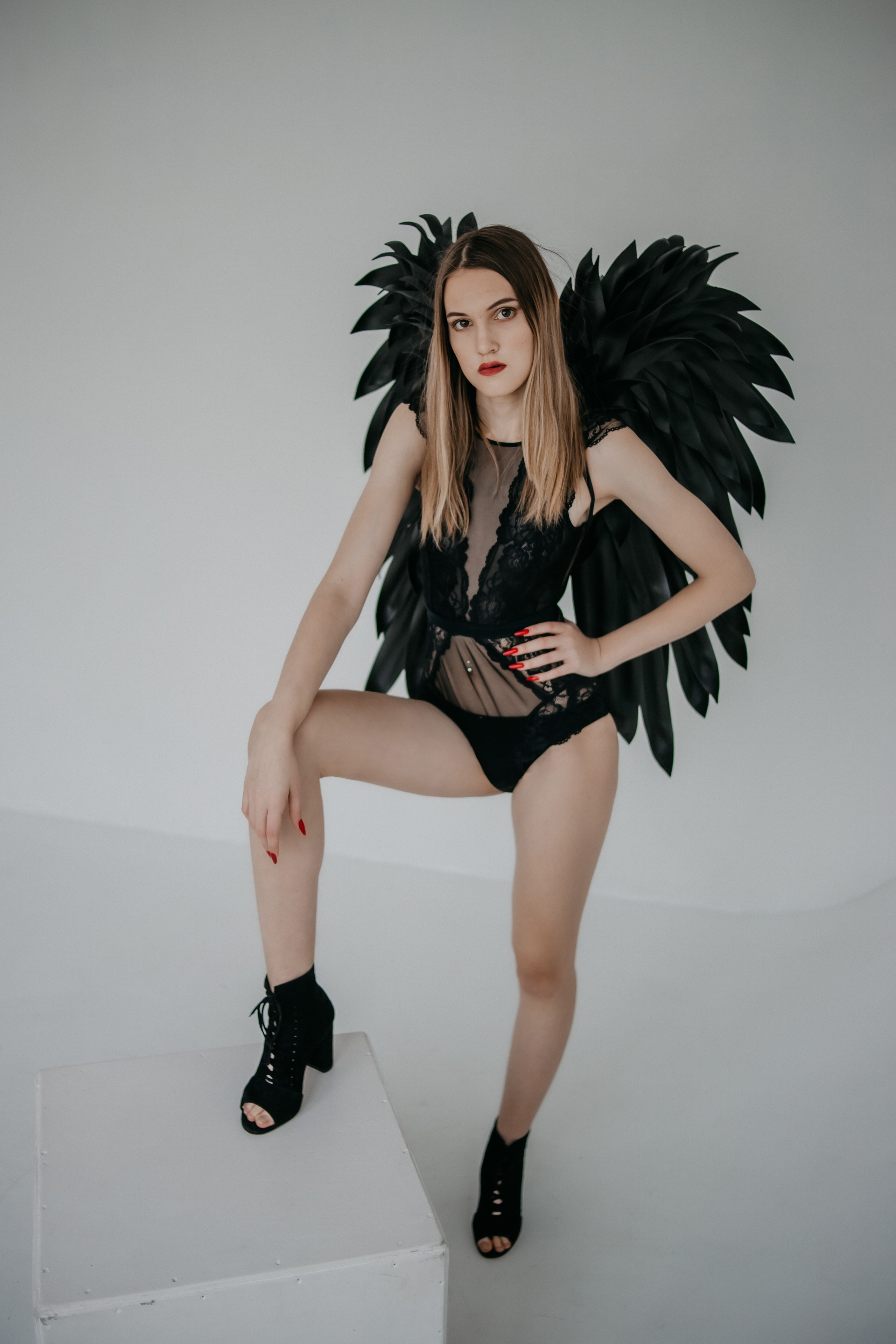 Татьяна. Черный ангел. Фотограф Регина Крикунова г. Красноярск