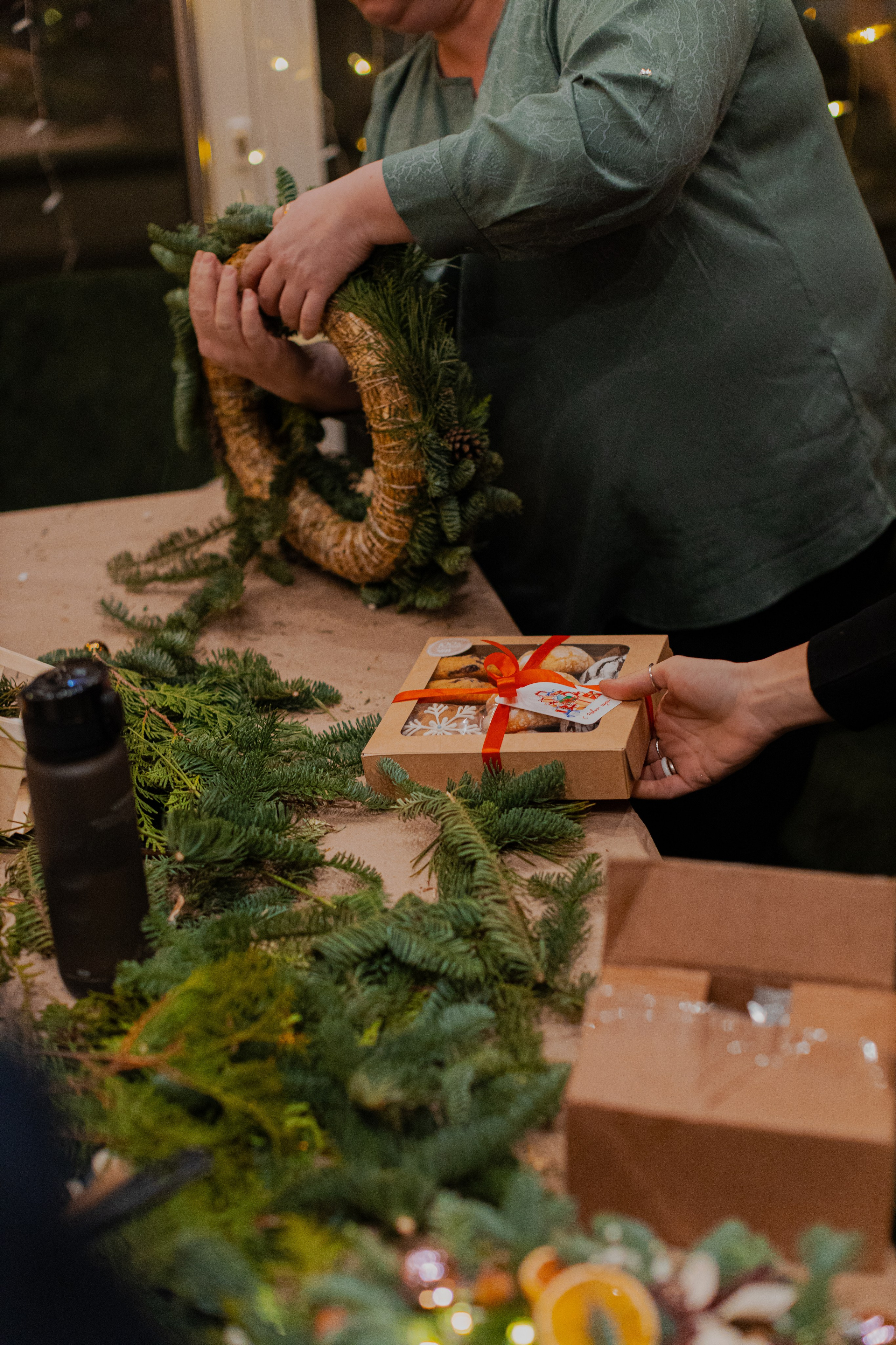 Мк Новогодний Венок. Анастасия Ракчеева Художник