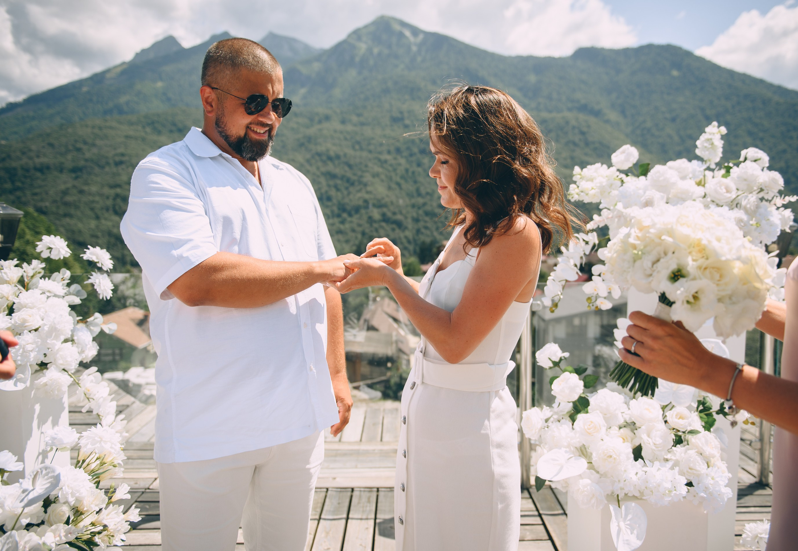 Красная Поляна, свадьба в горах. Свадебный и семейный фотограф София Невская