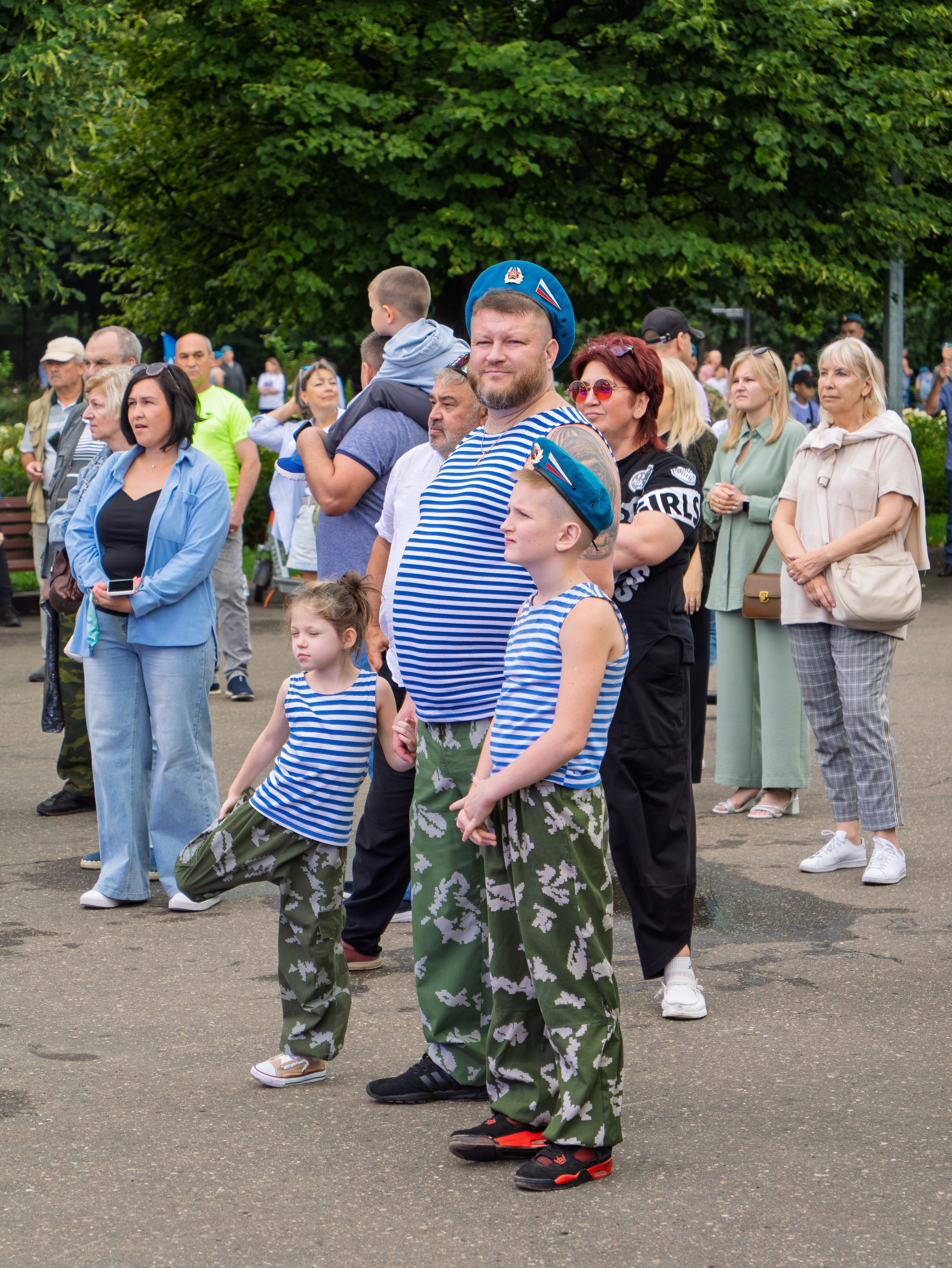 Празднование 95-летия ВДВ в парке горького 2 августа 2025 гола. Фотограф Никифоров-Гордеев Сергей. Москва и МО