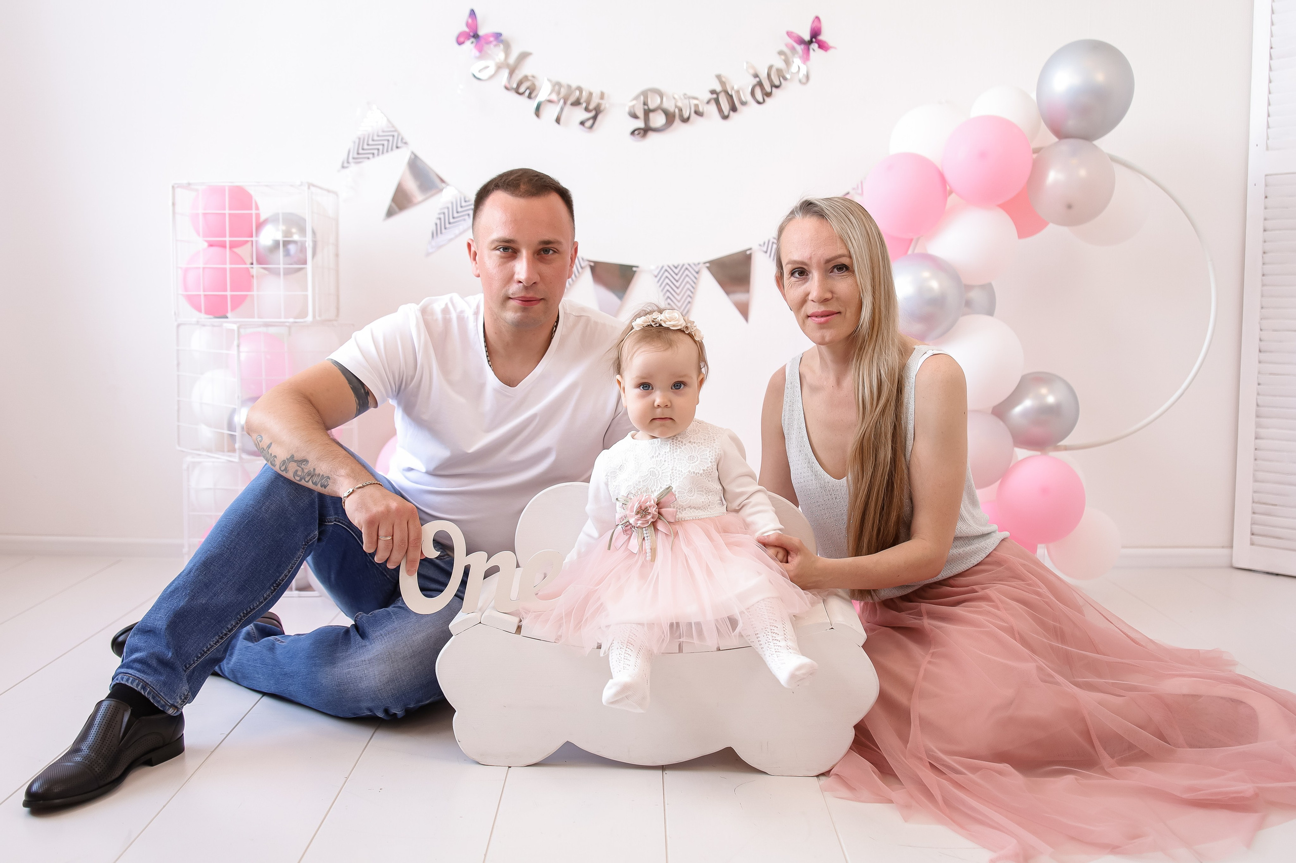 1й Годик Кристины. Детский и Семейный фотограф в Санкт-Петербурге. Детская Фотостудия «FAMILY STORY»