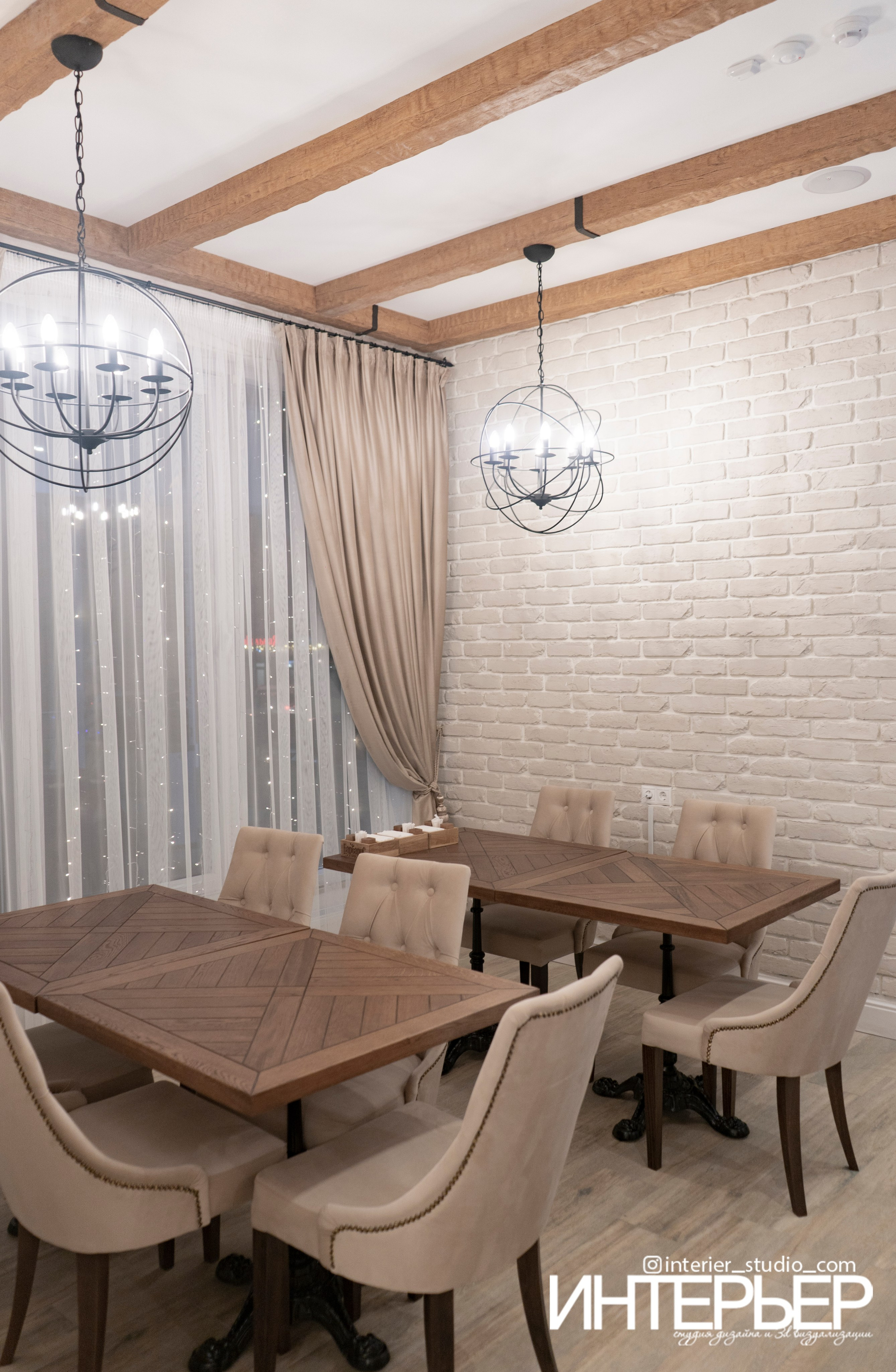 Кафе «Барбарис» г. Кисловодск. Дизайн интерьера, 3D визуализация и 3D моделирование. Создание проектов и чертежей. КМВ: Кисловодск, Пятигорск, Ессентуки и удаленно