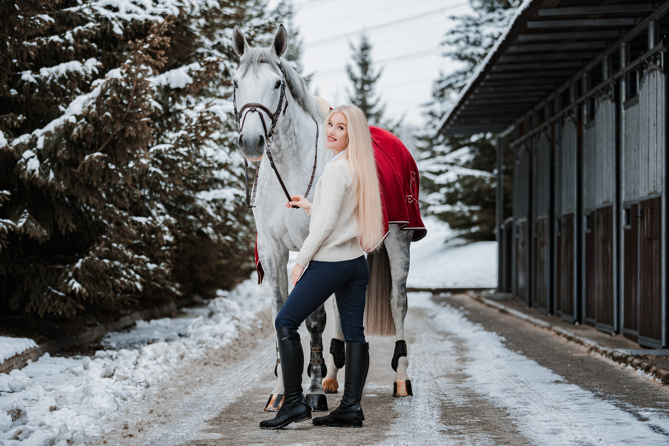 Анастасия и Соперник. Куракина Дарья • Конный фотограф
