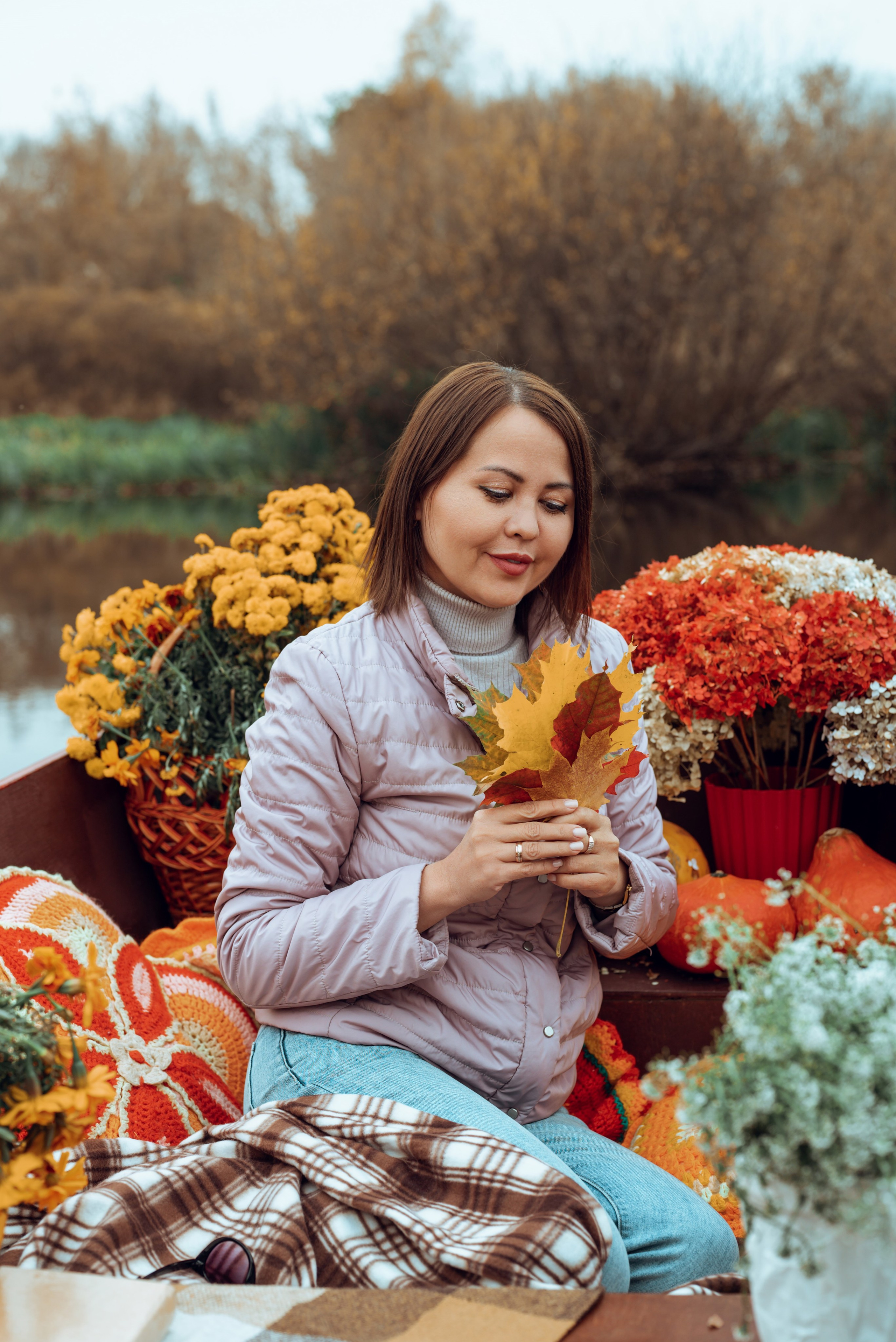Фотопроект с осенней лодкой. Фотограф в городе Салават