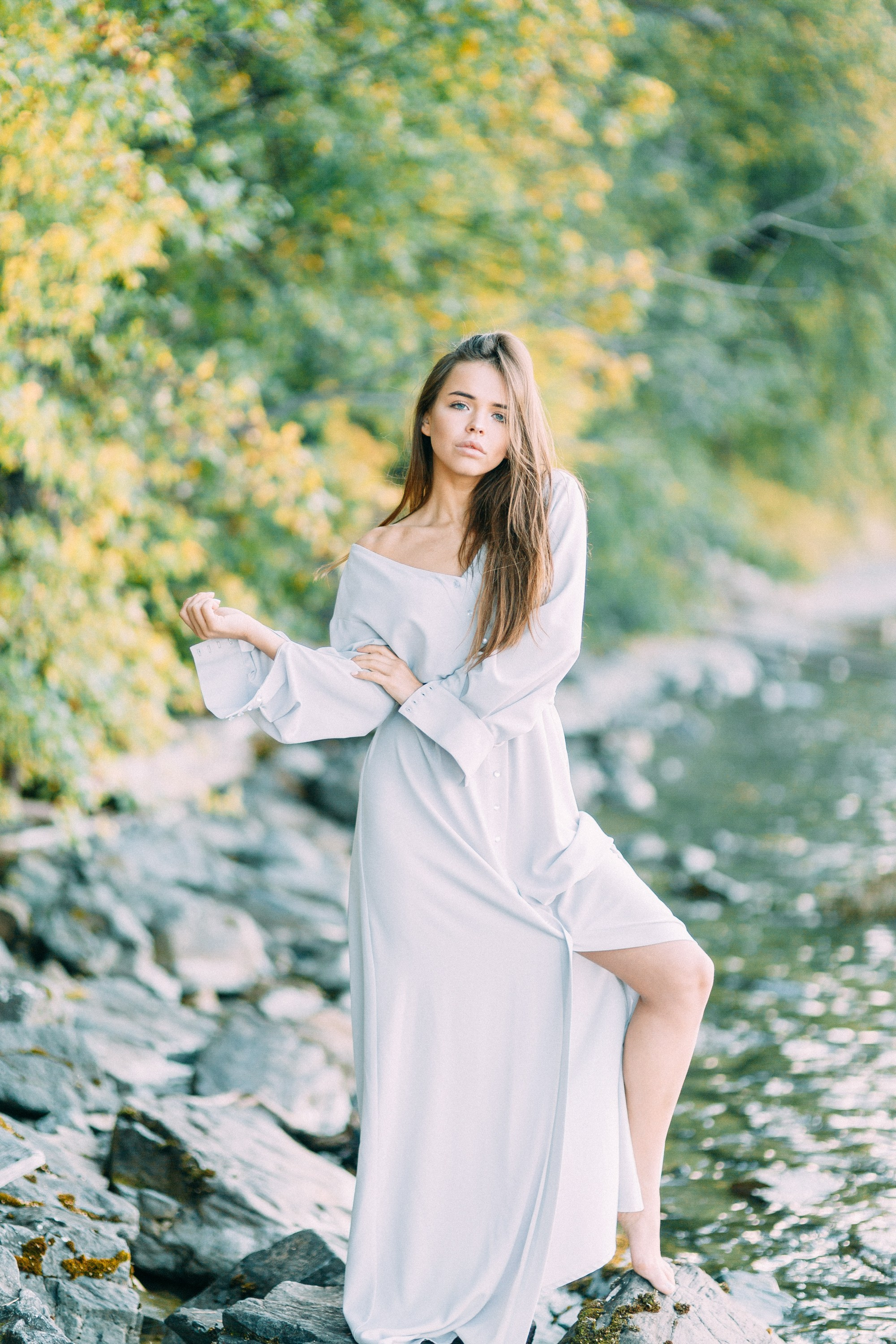 Закатная съемка на озере Тургояк