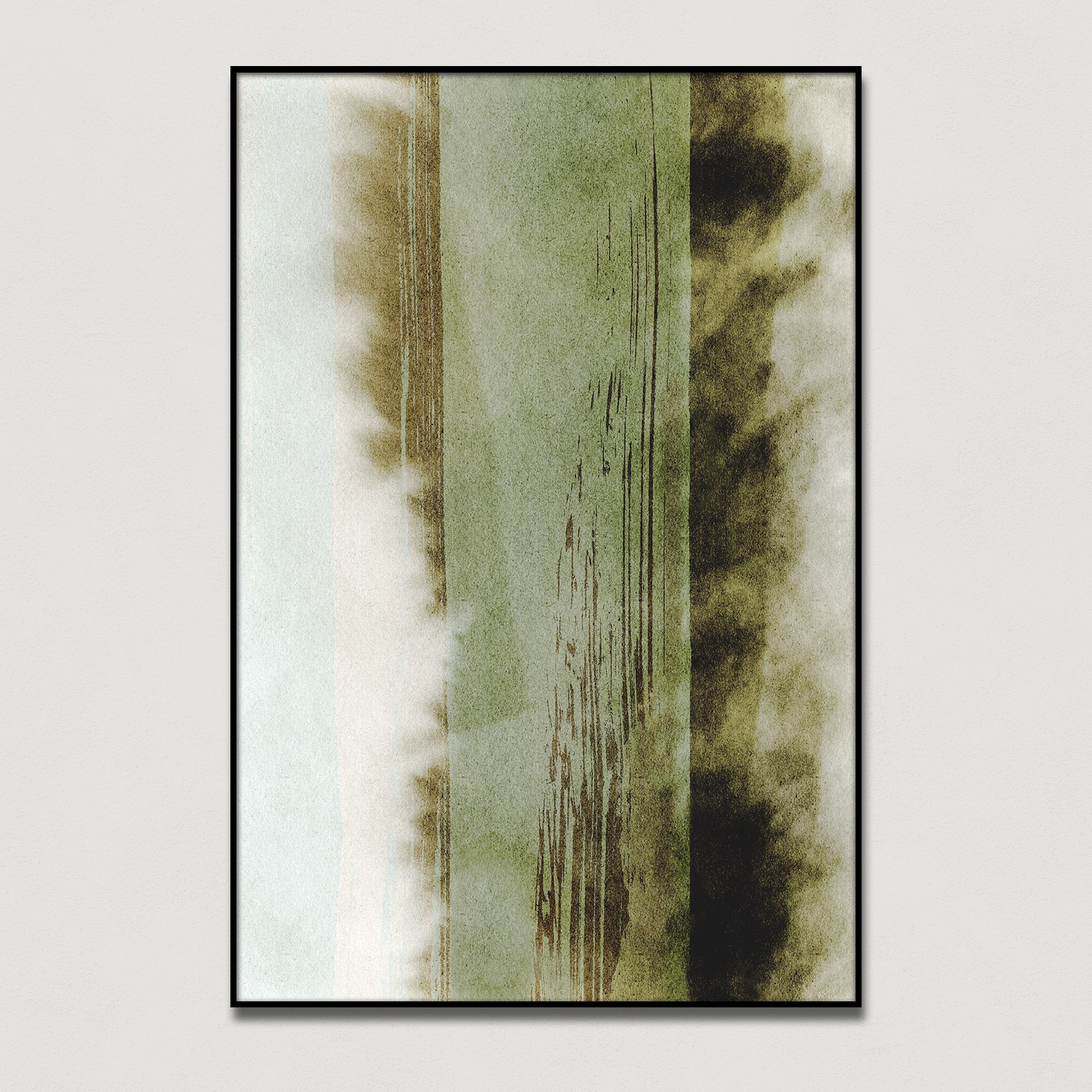 Современная минималистичная абстракция в природных цветах