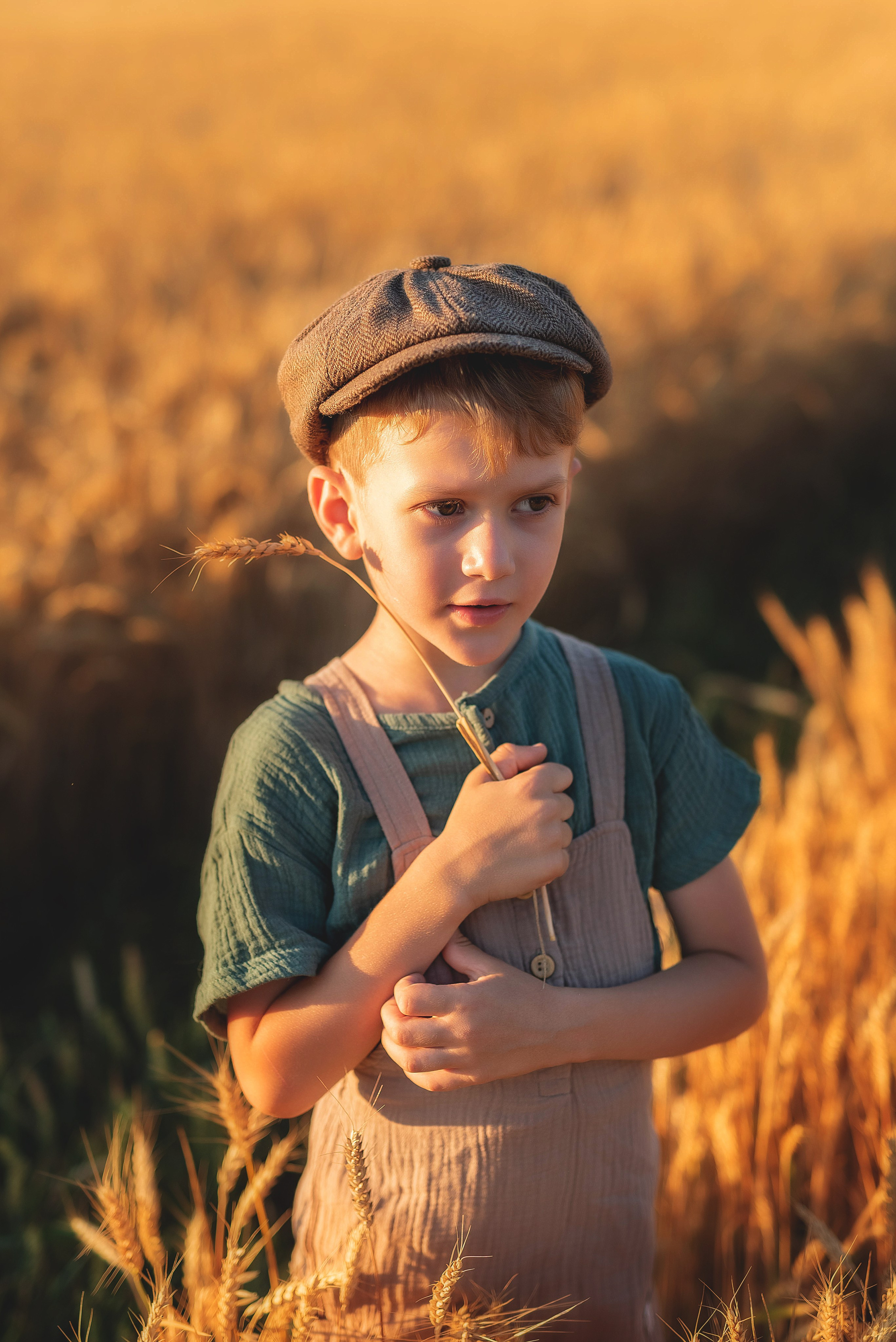 Фотосессия в пшеничном поле. Семейный, детский фотограф в Воронеже Анна Никитина