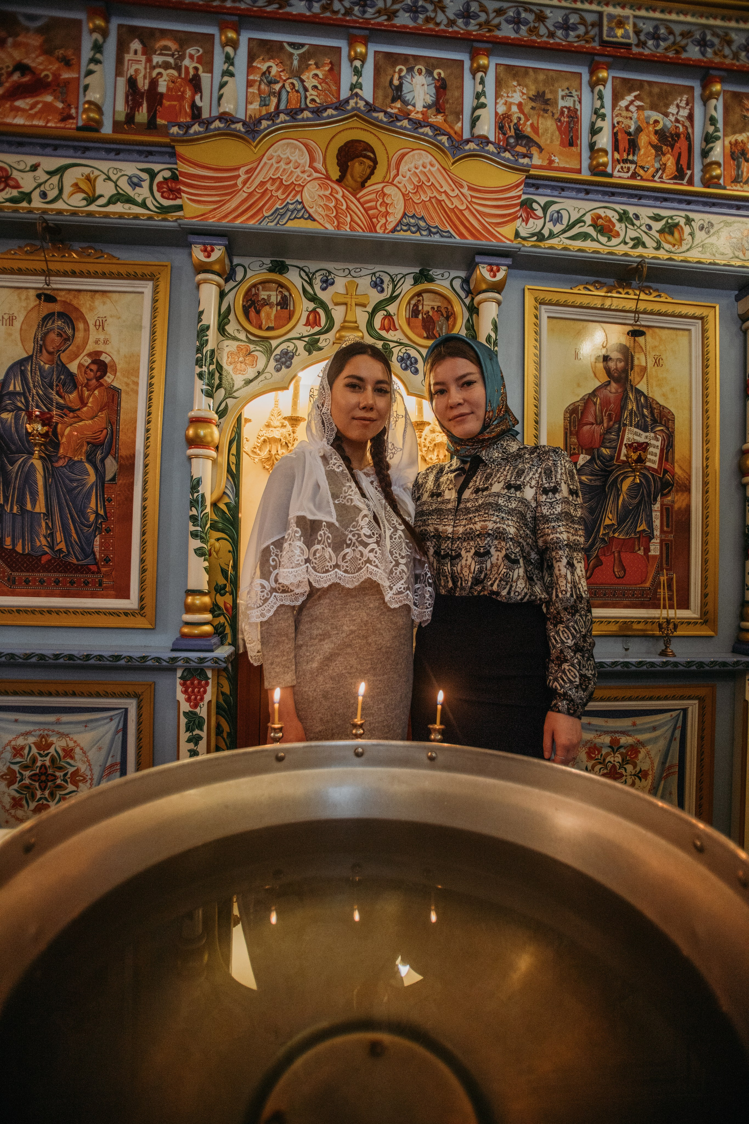 Крещение Аглаи. Венера Гайн. Репортажный фотограф  Тюмень. Обучение фотографии с 0