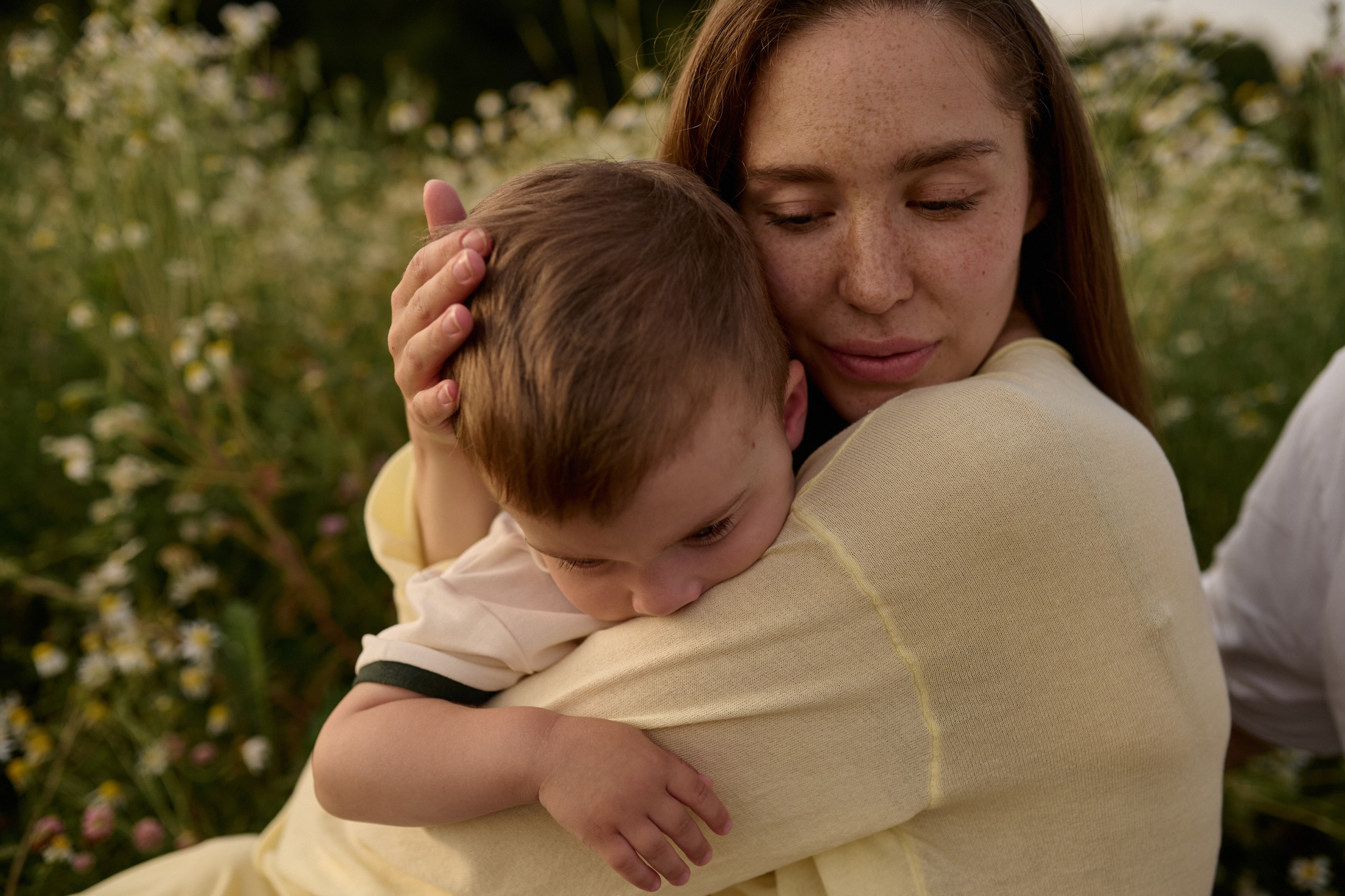 Рома, Оля, Максим и ромашки. Семейный и свадебный lifestyle-фотограф в Москве Мария Петрова