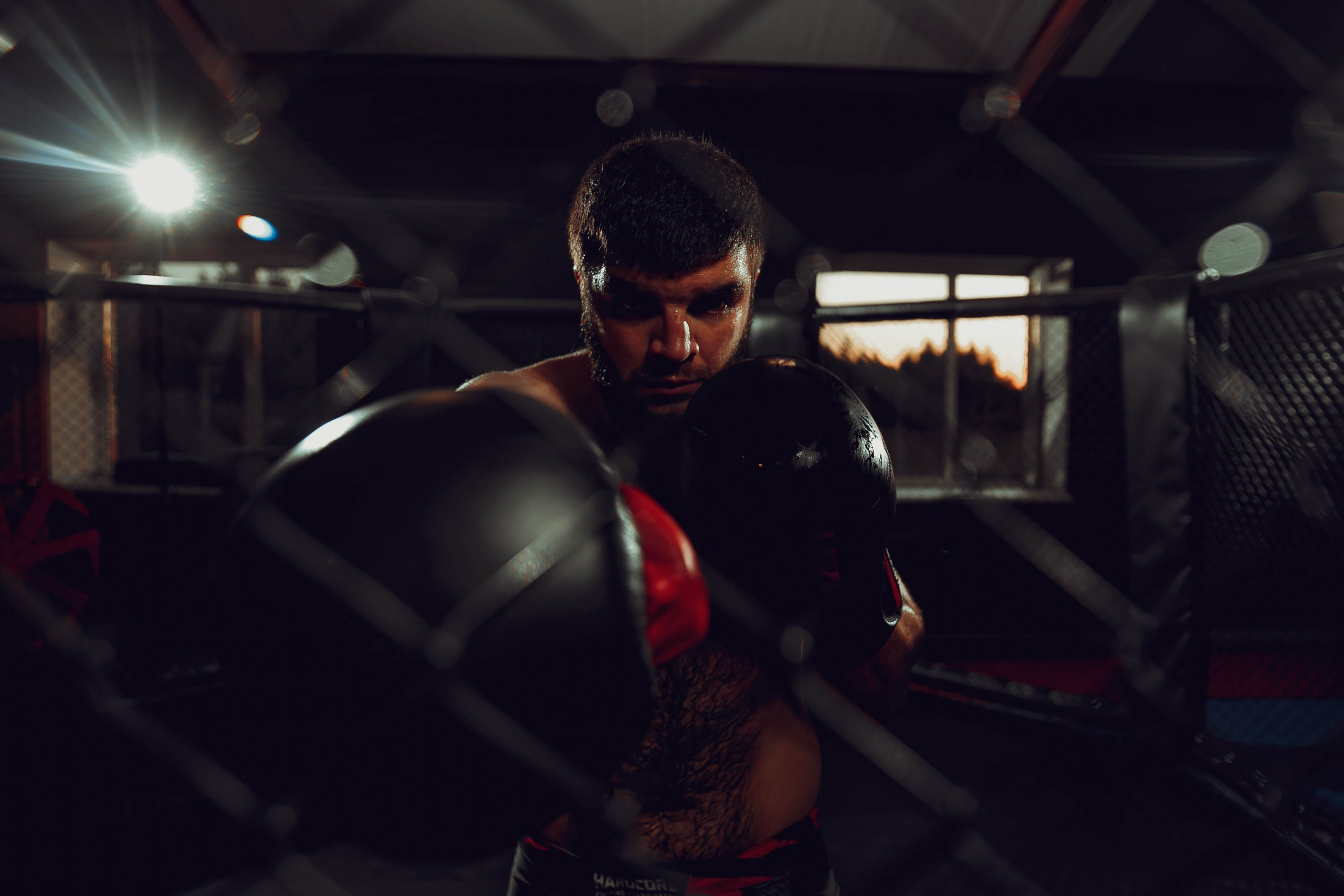 Фотосессия бойца лиги Хардкор. Ваш репортажный фотограф Артемий Антонов